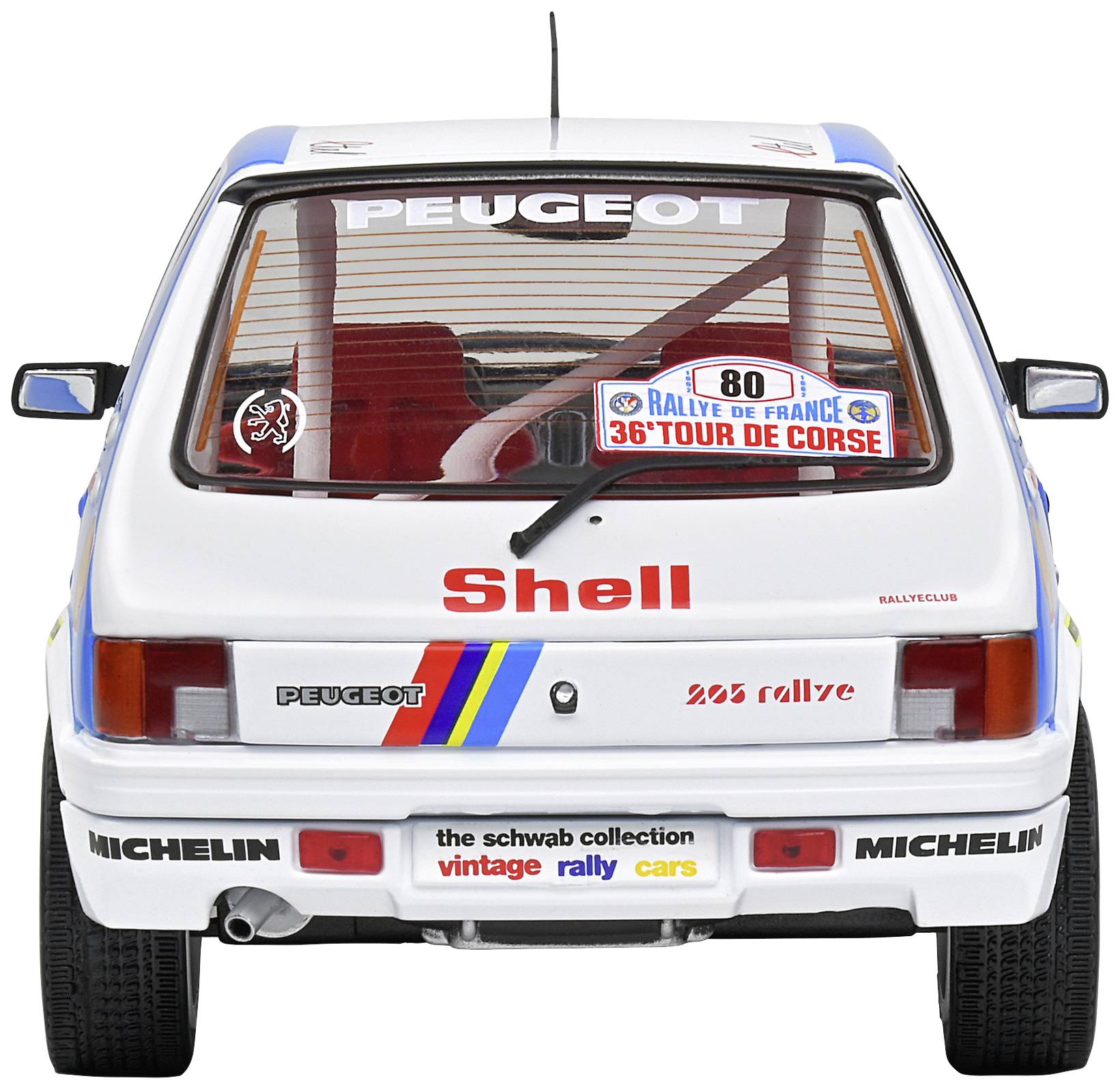 Solido Peugeot 205 Rallye 1,9L weiß 1:18 Modellauto