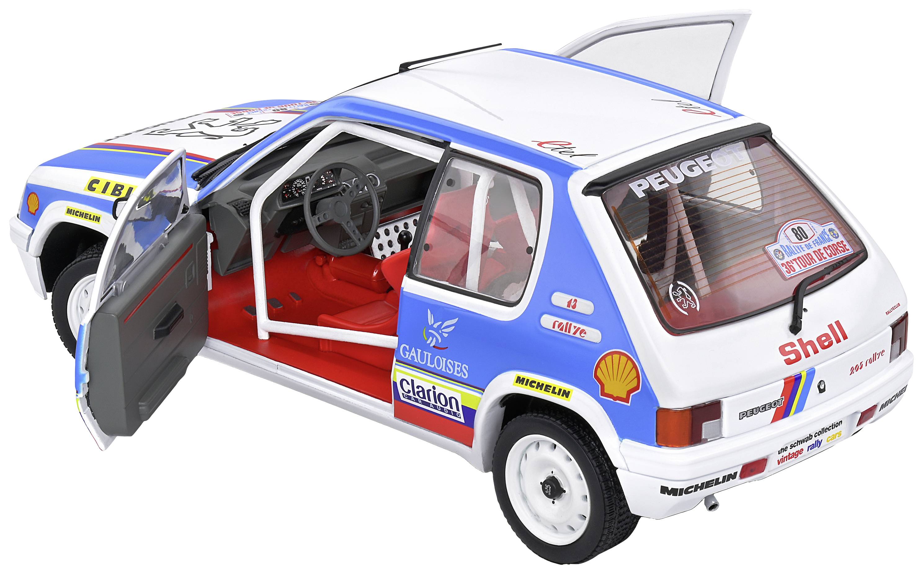 Solido Peugeot 205 Rallye 1,9L weiß 1:18 Modellauto