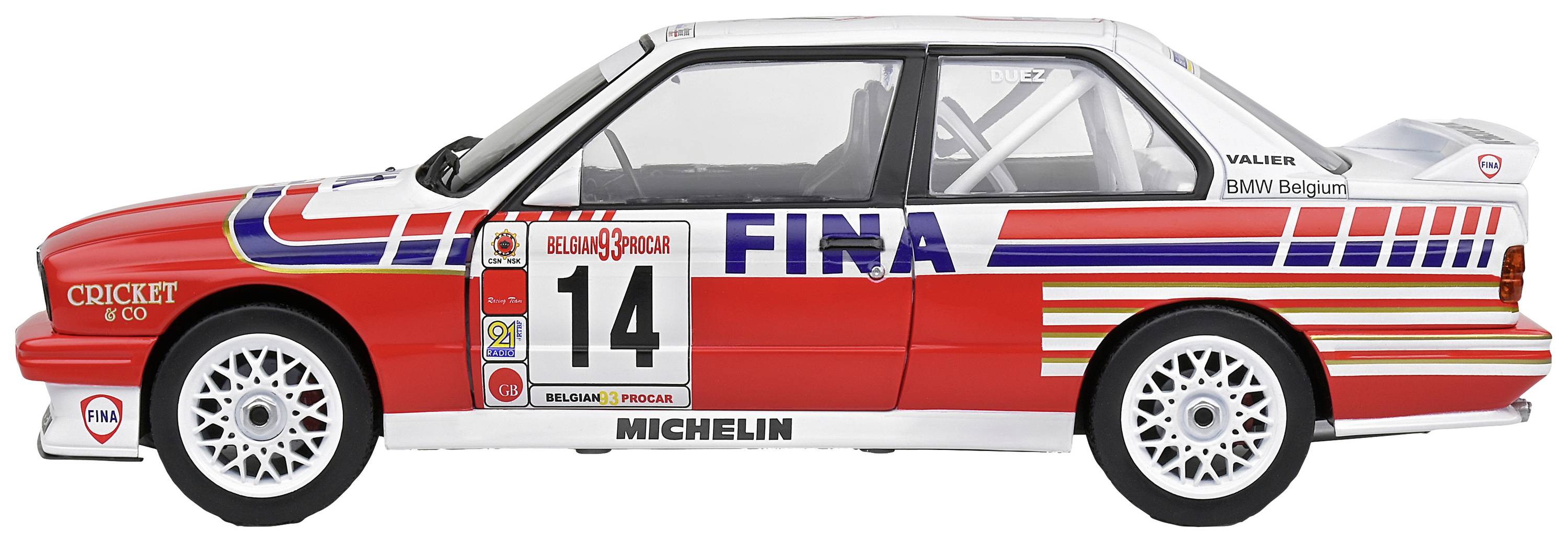 Solido BMW E30 M3 #14 weiß 1:18 Modellauto