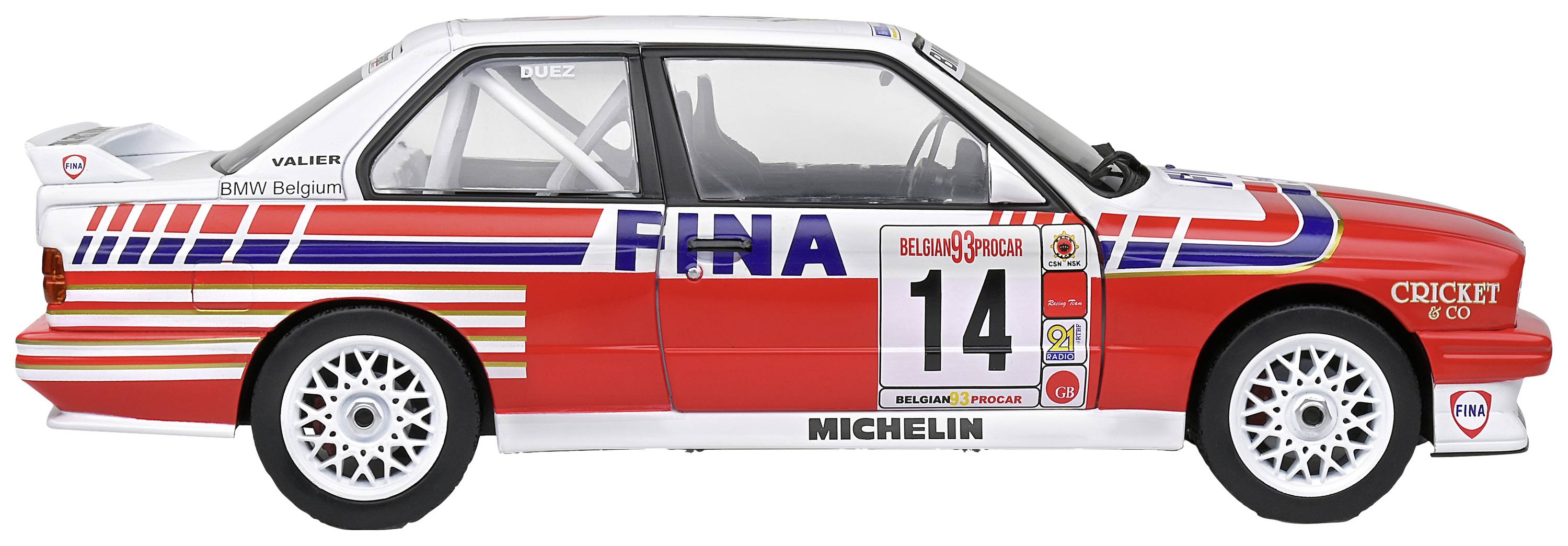 Solido BMW E30 M3 #14 weiß 1:18 Modellauto