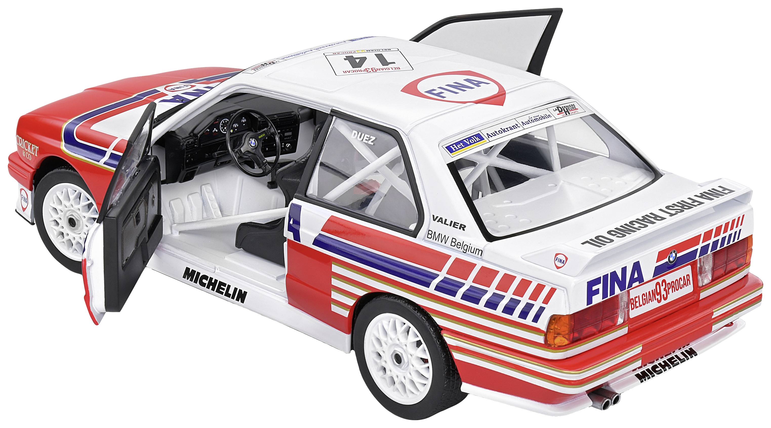 Solido BMW E30 M3 #14 weiß 1:18 Modellauto