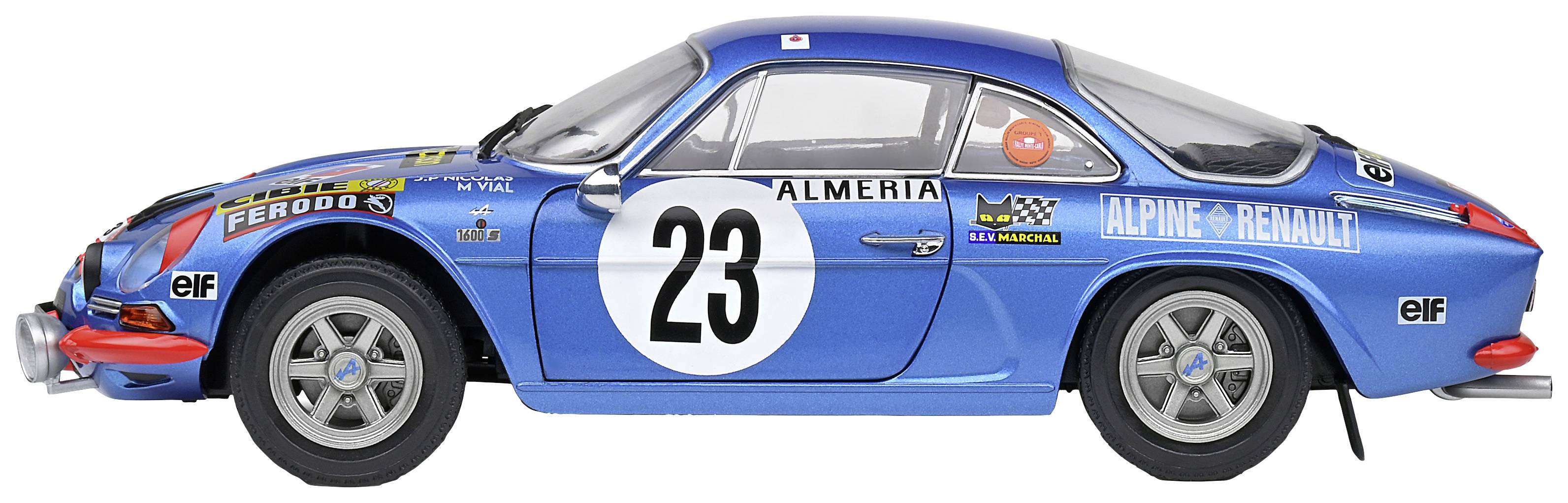 Solido Alpine A110 1600S #23 blau 1:18 Modellauto