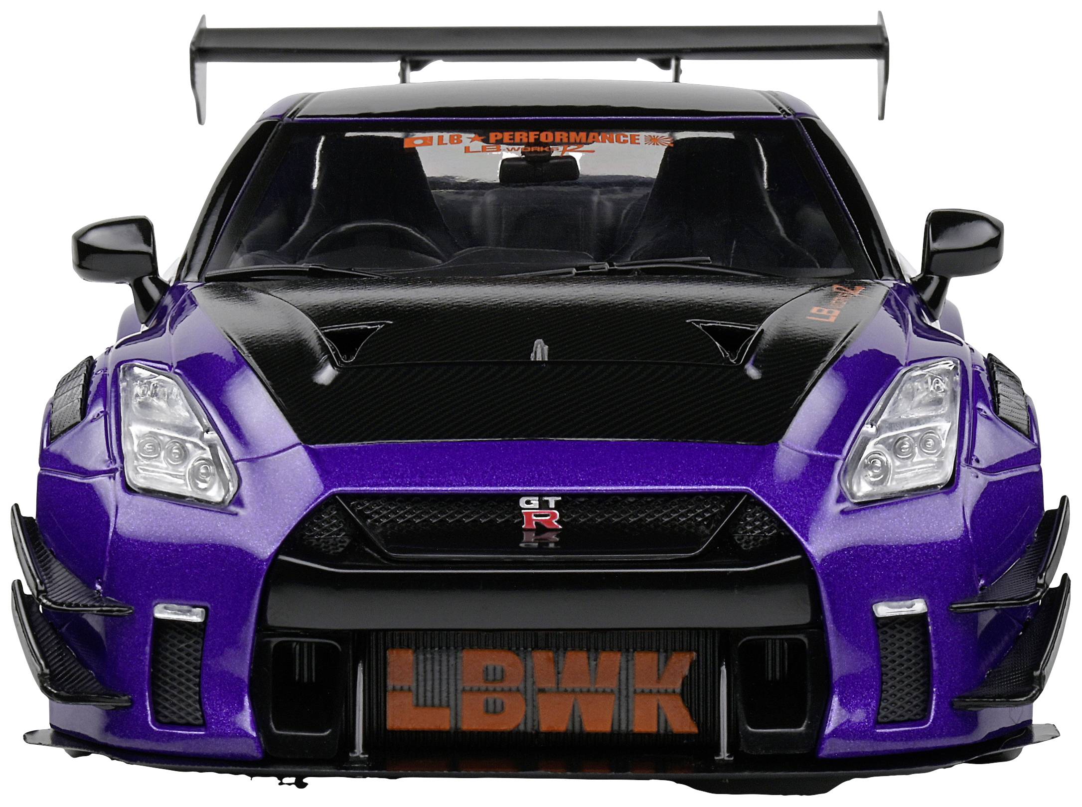 Solido Nissan GT-R (R35) lila 1:18 Modellauto