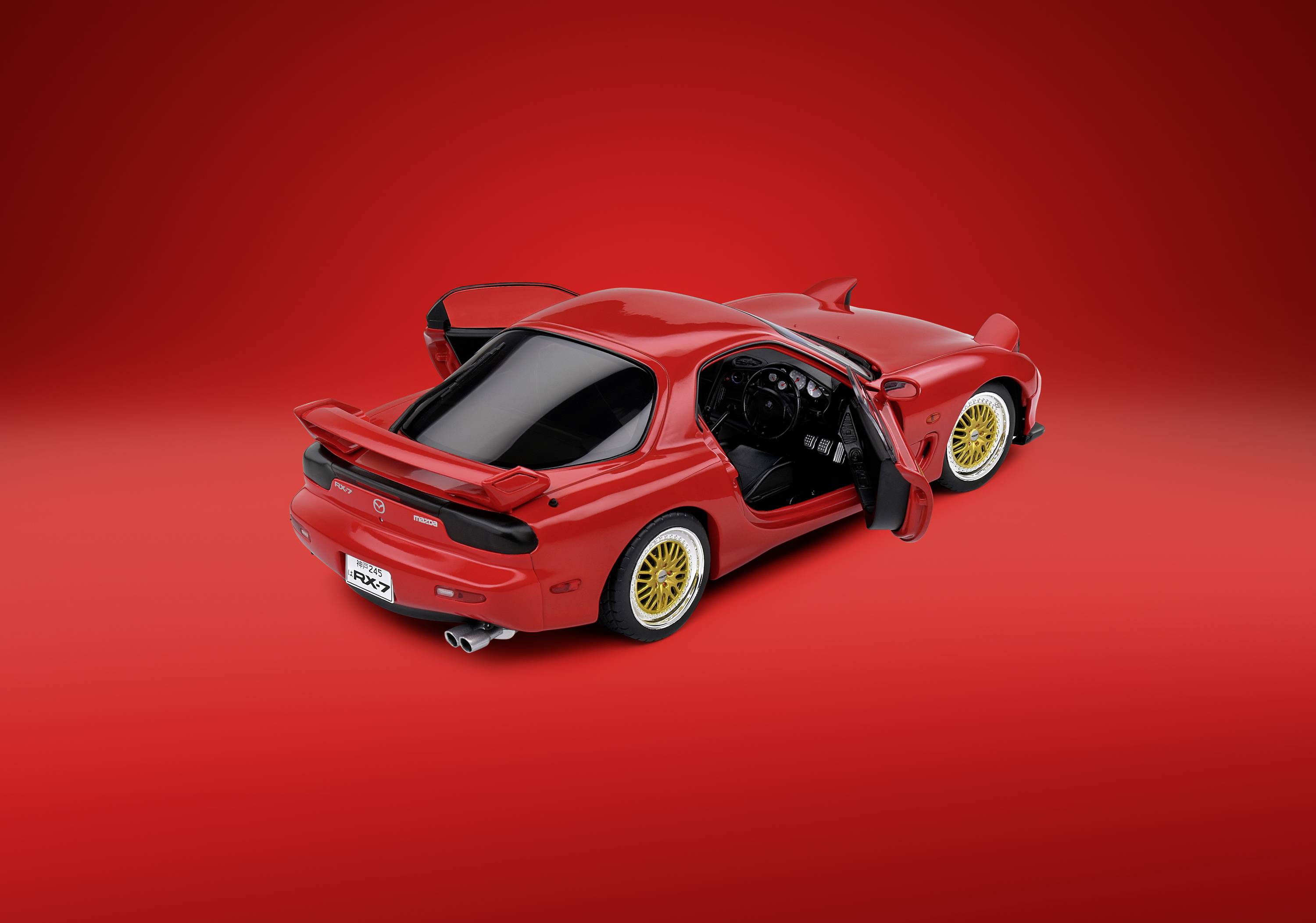 Solido Mazda RX-7 FD RS rot 1:18 Modellauto