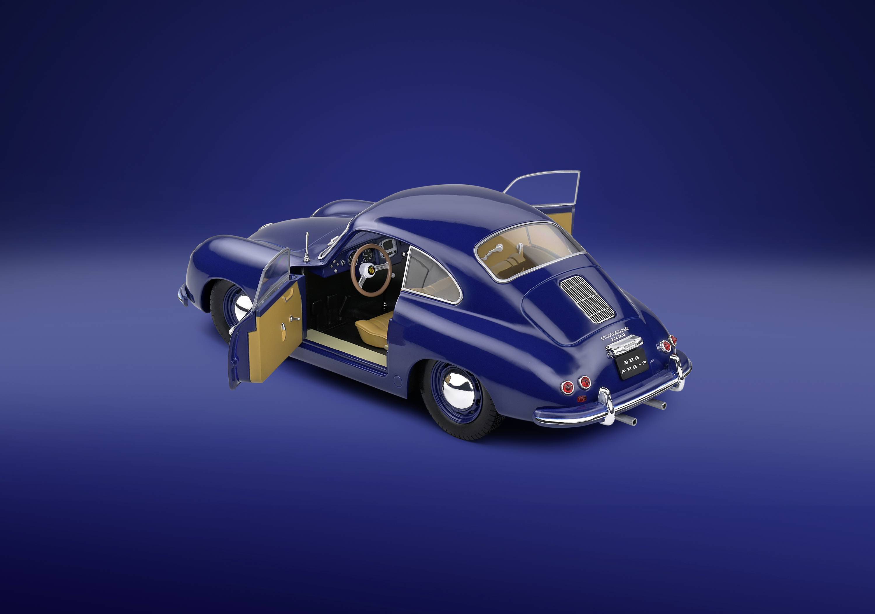 Solido Porsche 356 Pré-A blau 1:18 Modellauto