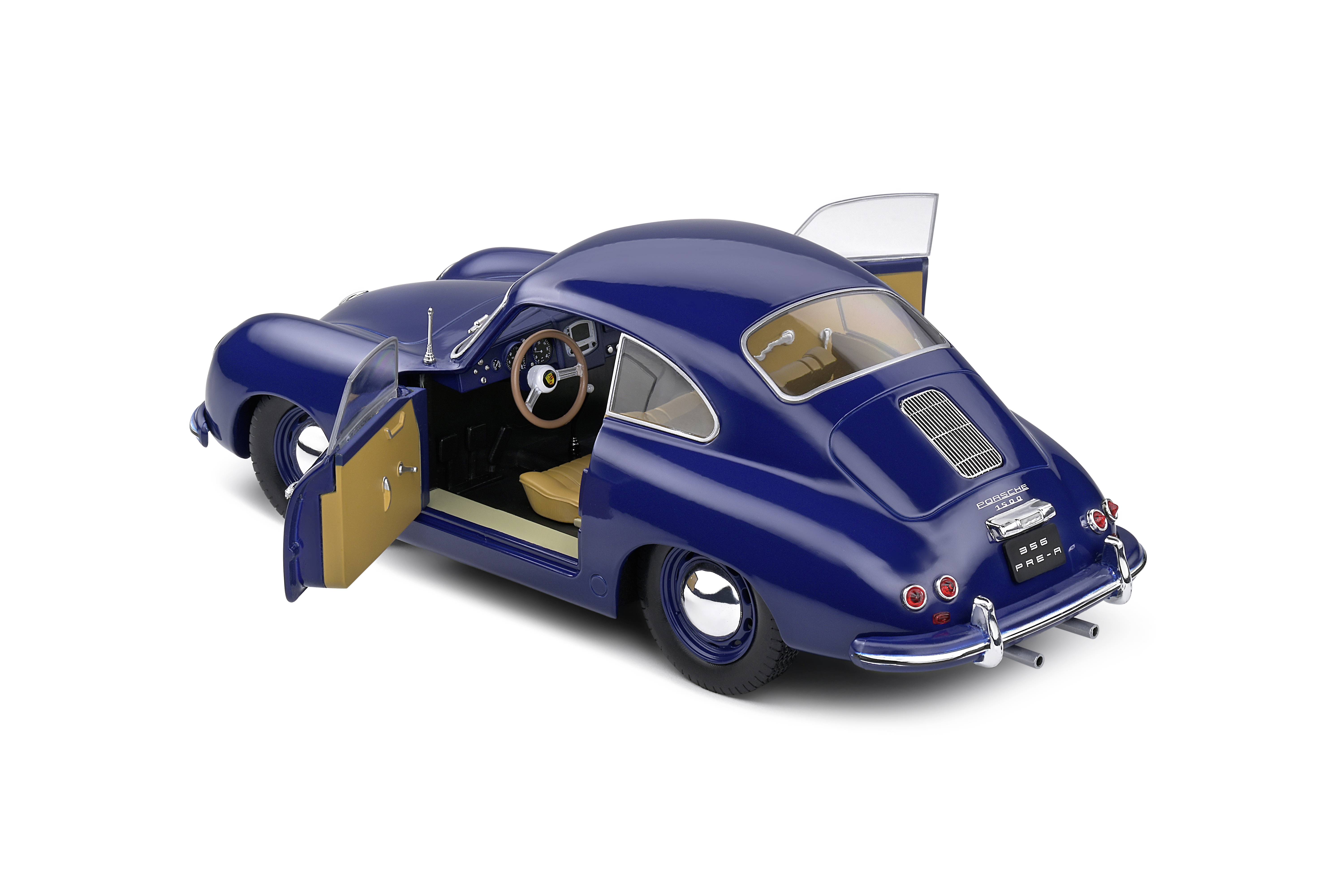 Solido Porsche 356 Pré-A blau 1:18 Modellauto