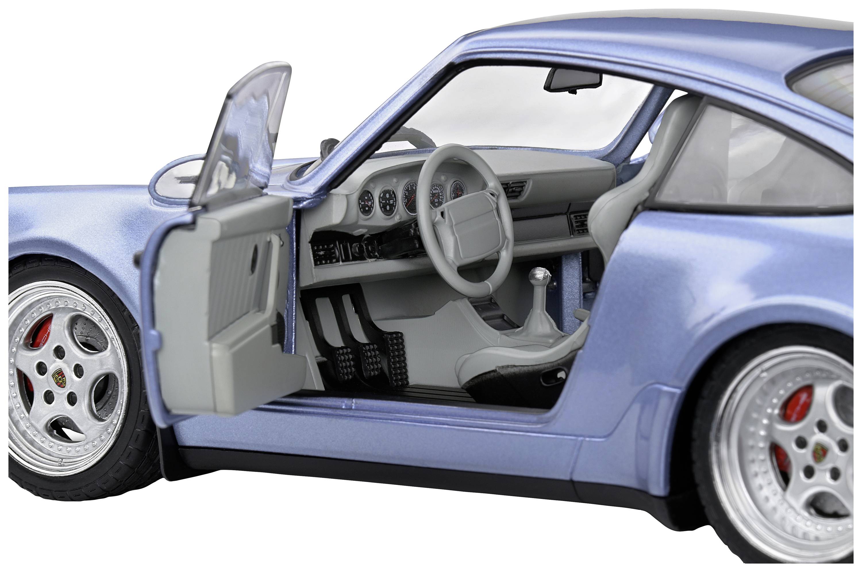 Solido Porsche 911 (964) Turbo 1990 blau 1:18 Modellauto