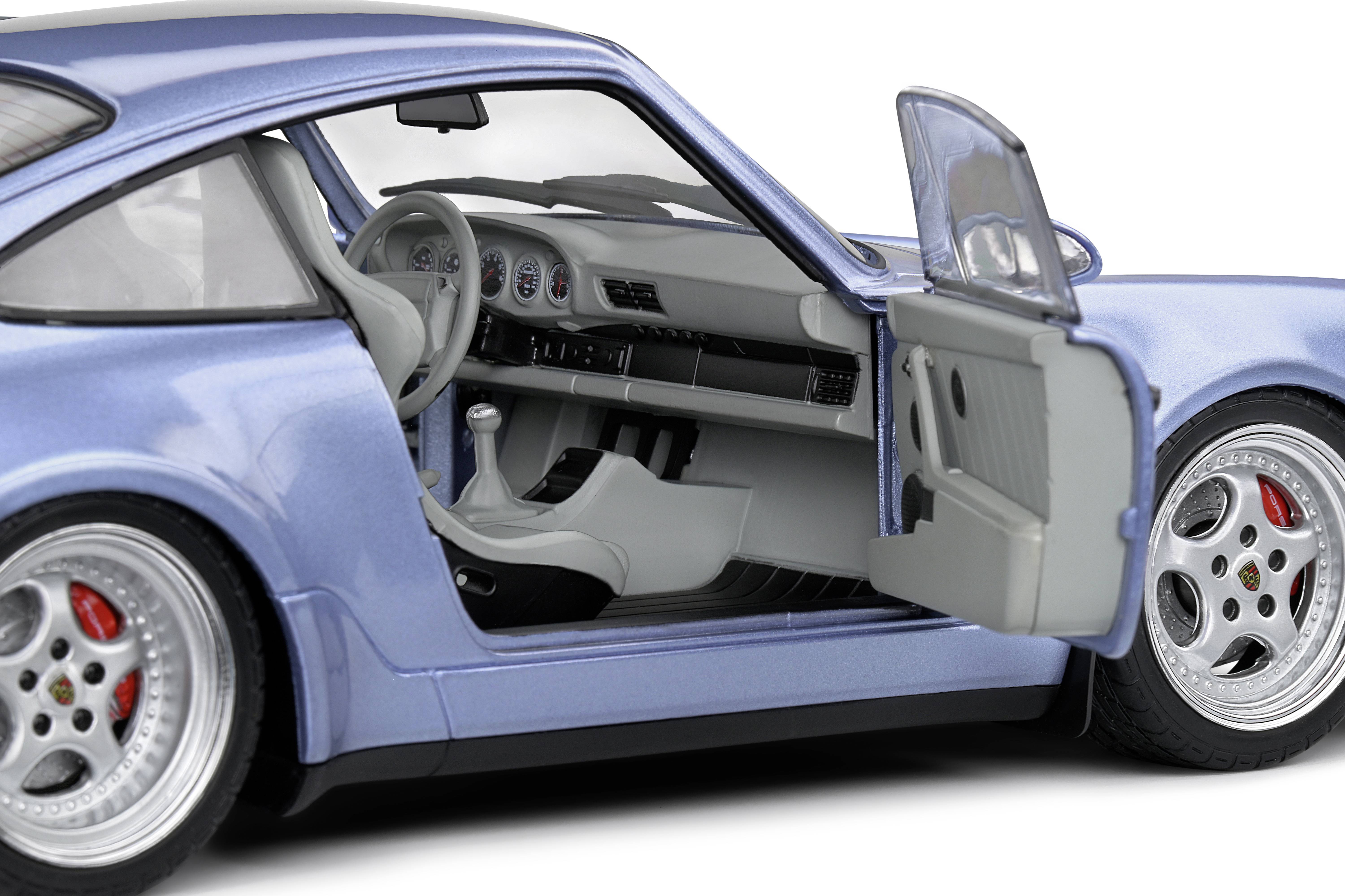 Solido Porsche 911 (964) Turbo 1990 blau 1:18 Modellauto