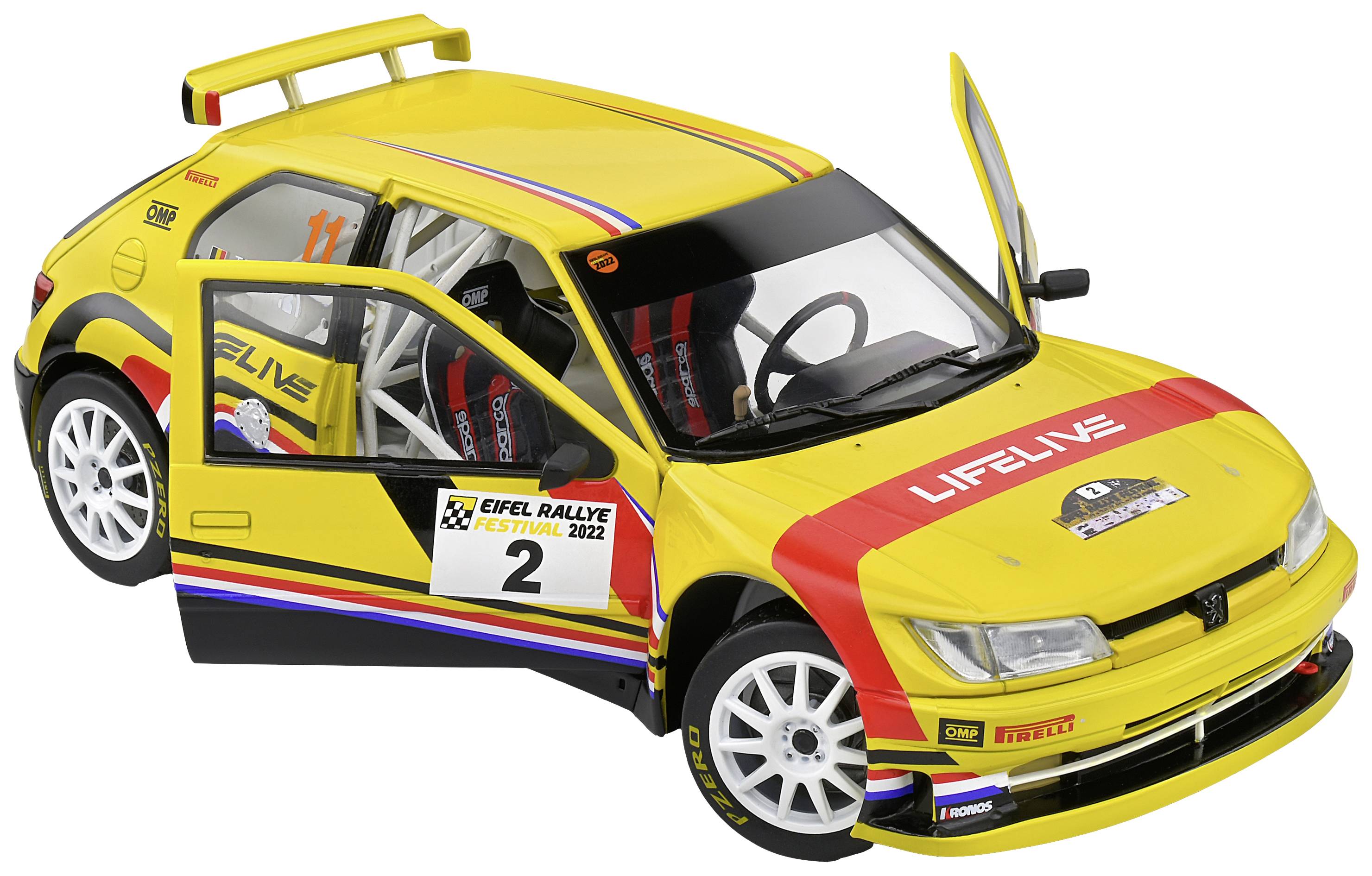 Solido Peugeot 306 Maxi #2 gelb 1:18 Modellauto