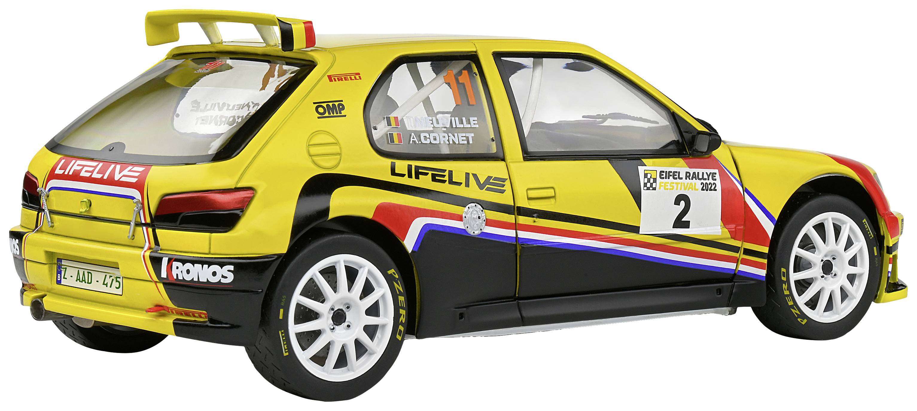 Solido Peugeot 306 Maxi #2 gelb 1:18 Modellauto