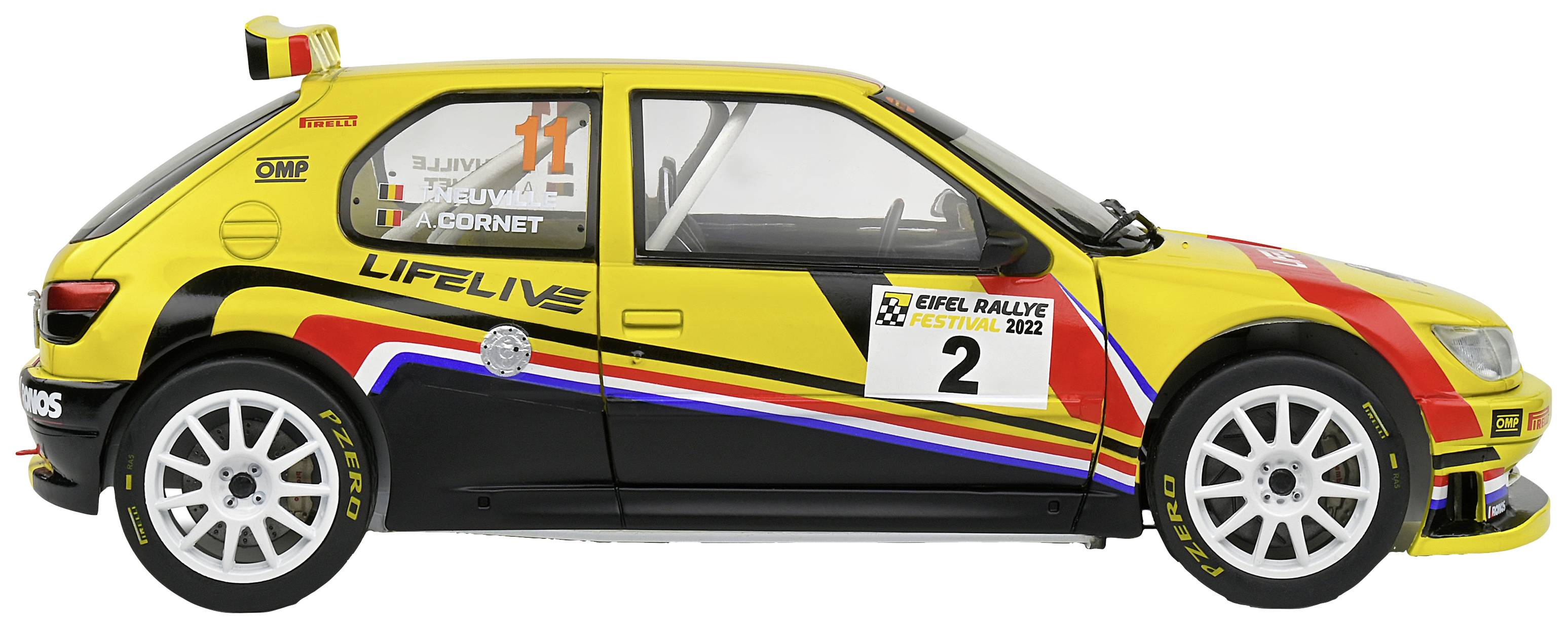 Solido Peugeot 306 Maxi #2 gelb 1:18 Modellauto