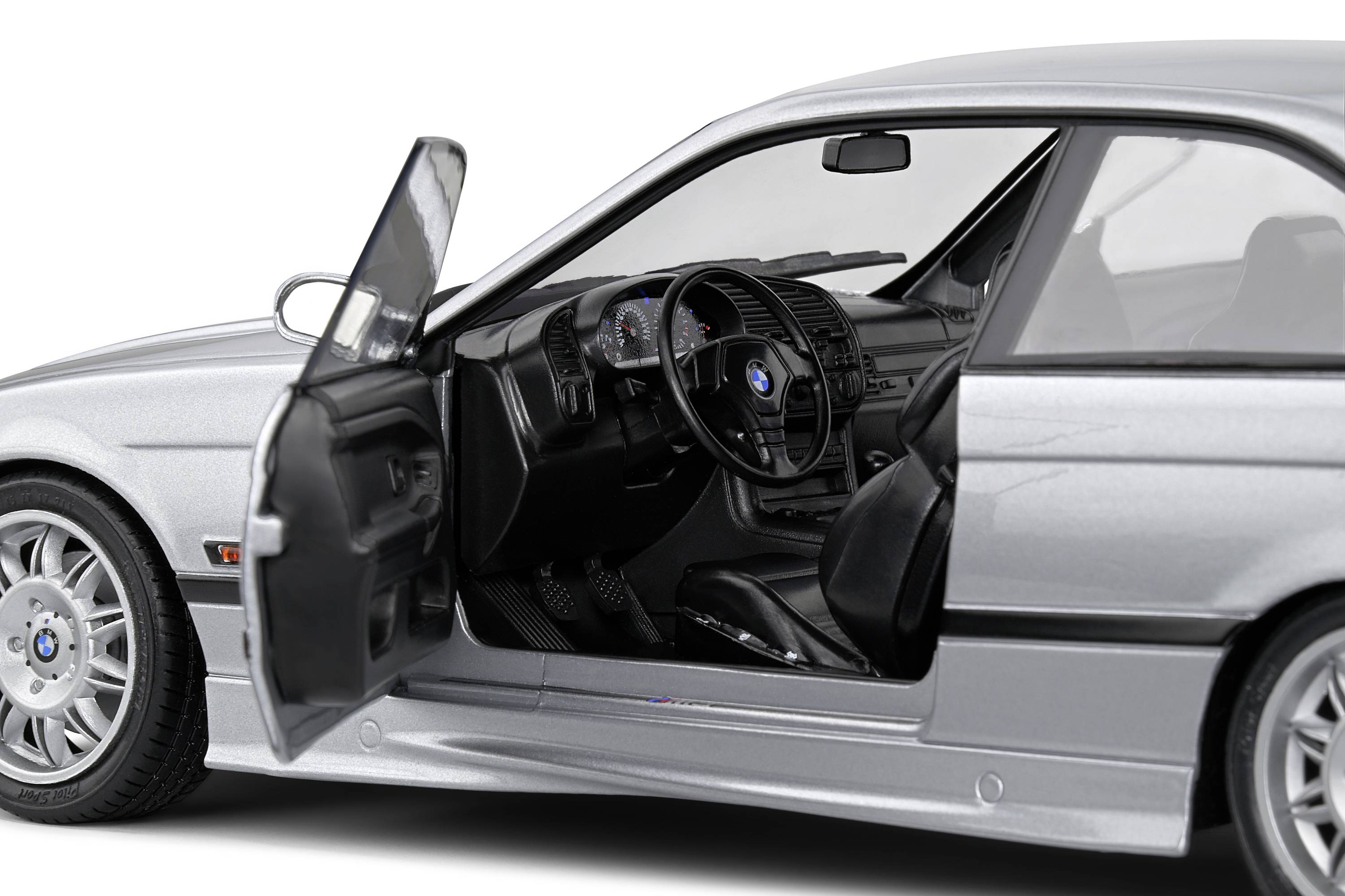 Solido BMW E36 M3 Coupe 1990silber 1:18 Modellauto
