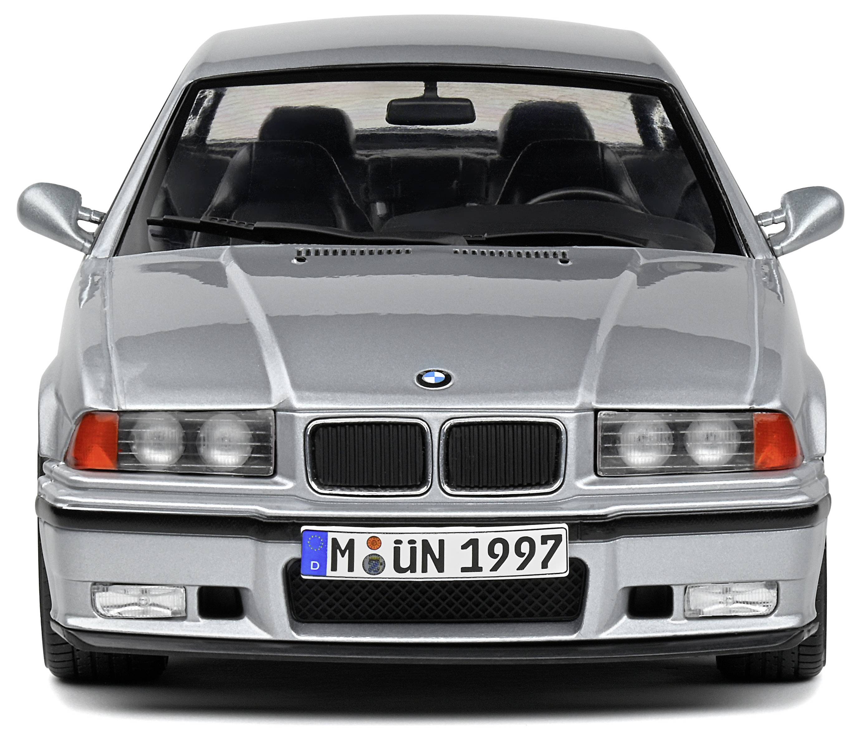 Solido BMW E36 M3 Coupe 1990silber 1:18 Modellauto