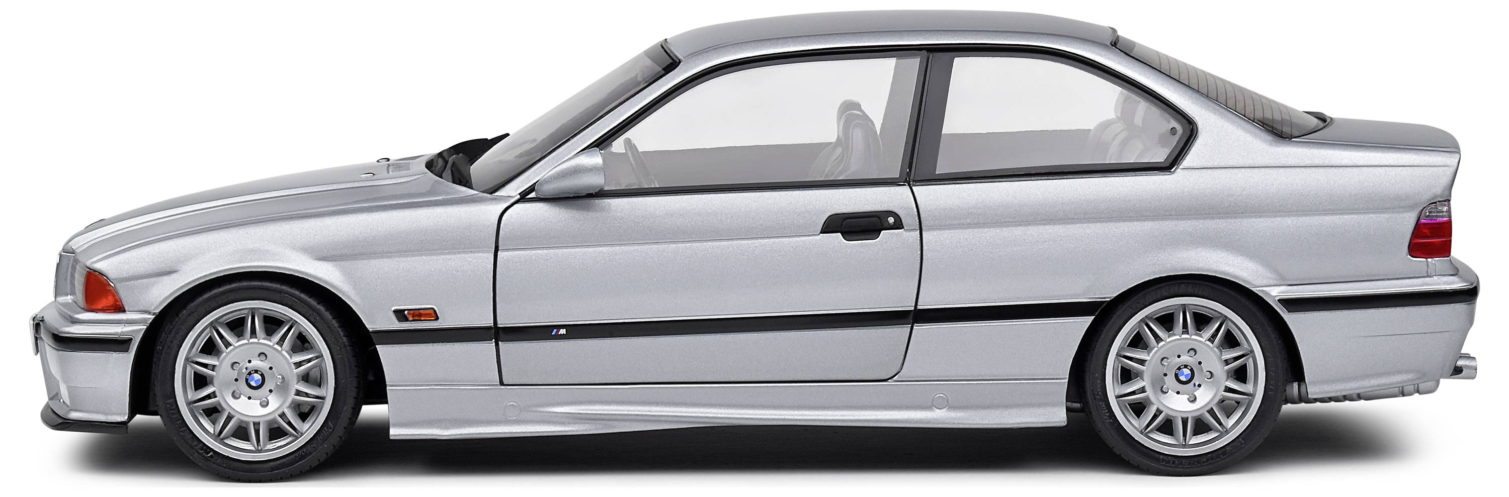 Solido BMW E36 M3 Coupe 1990silber 1:18 Modellauto