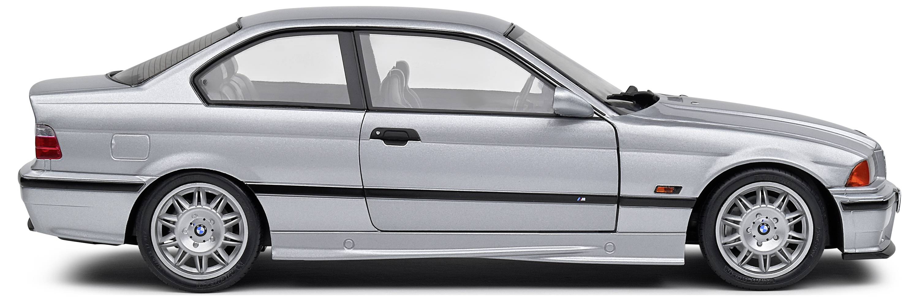 Solido BMW E36 M3 Coupe 1990silber 1:18 Modellauto