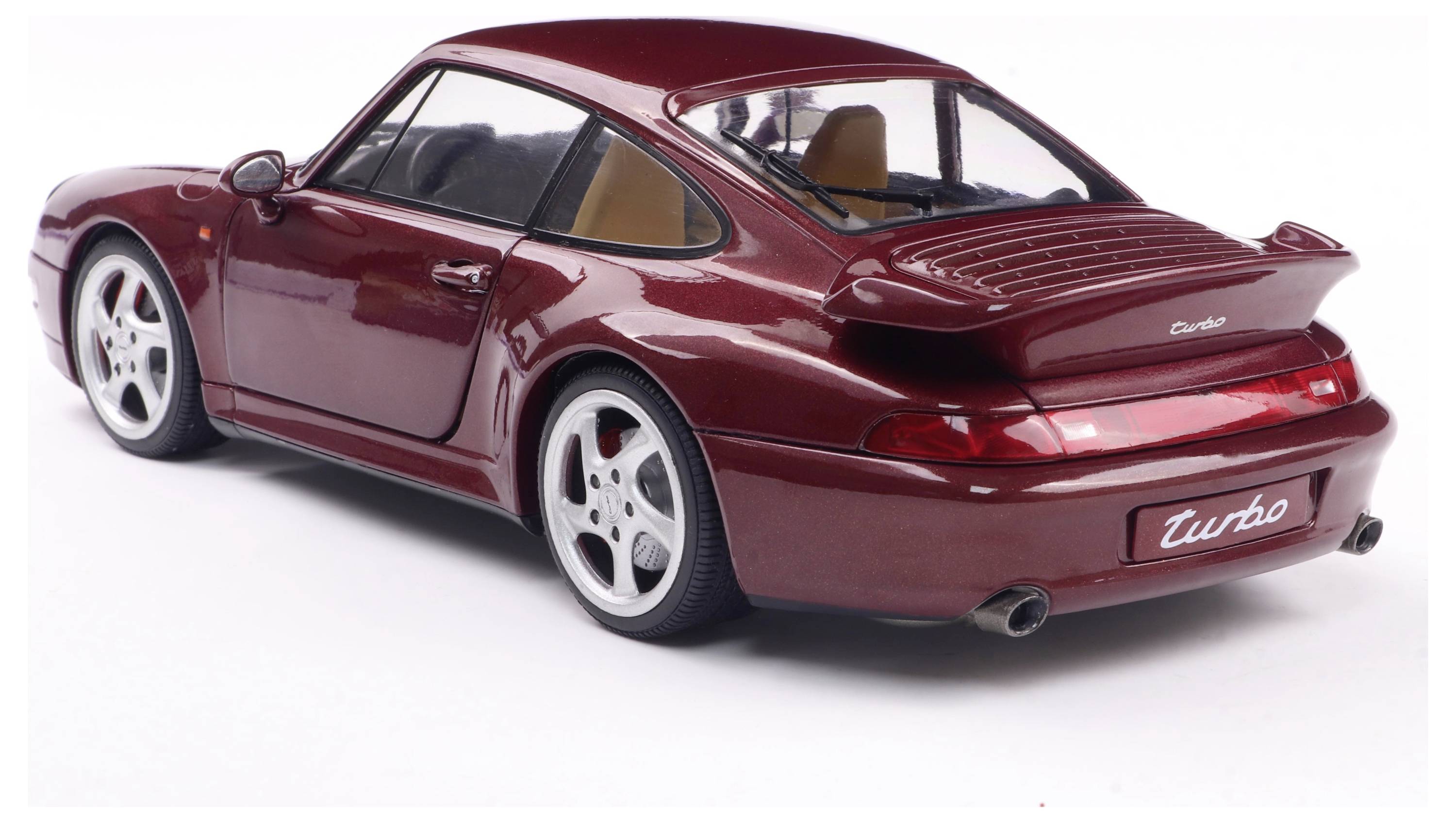 Solido Porsche 911 (993) Turbo 1997 rot 1:18 Modellauto