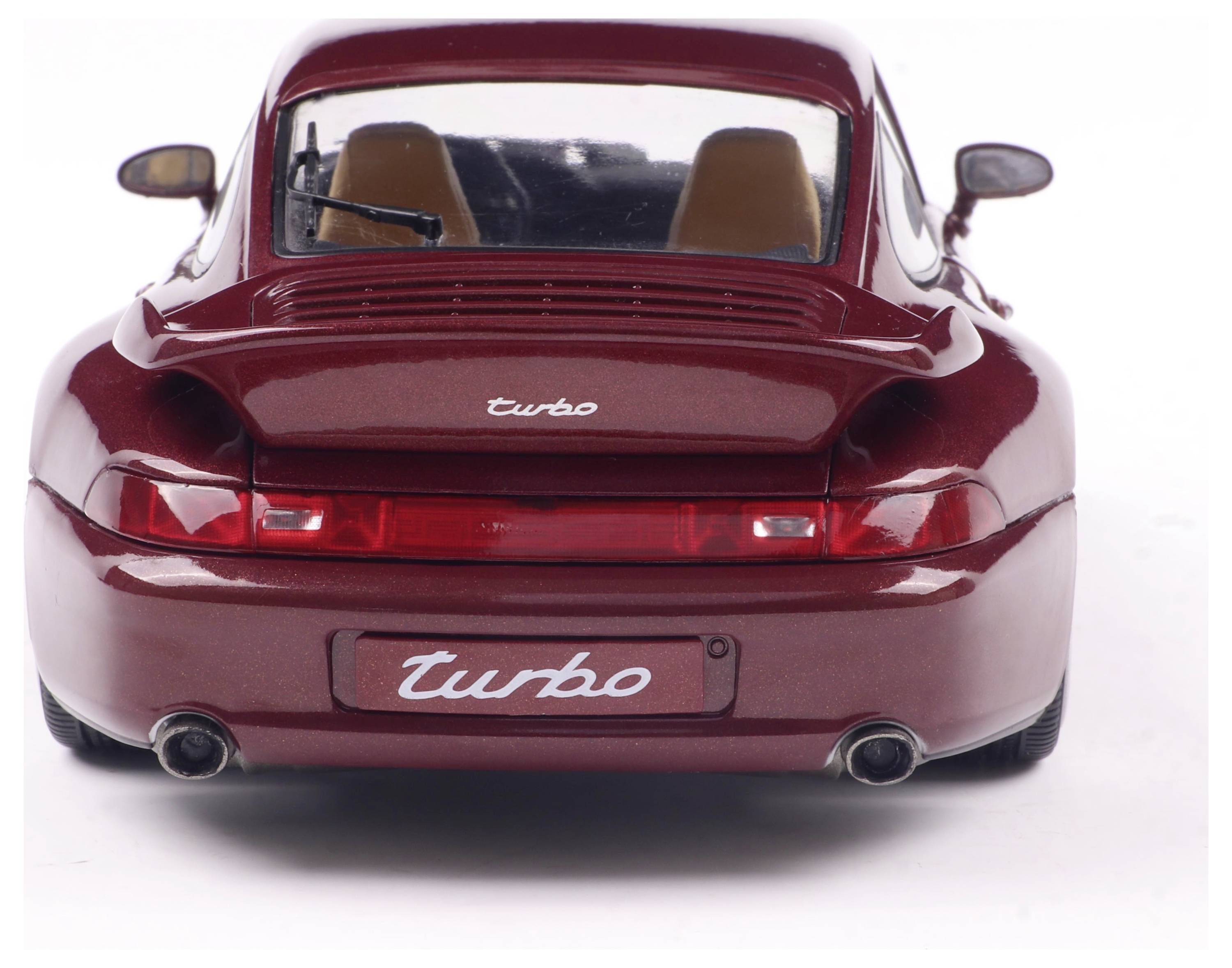 Solido Porsche 911 (993) Turbo 1997 rot 1:18 Modellauto