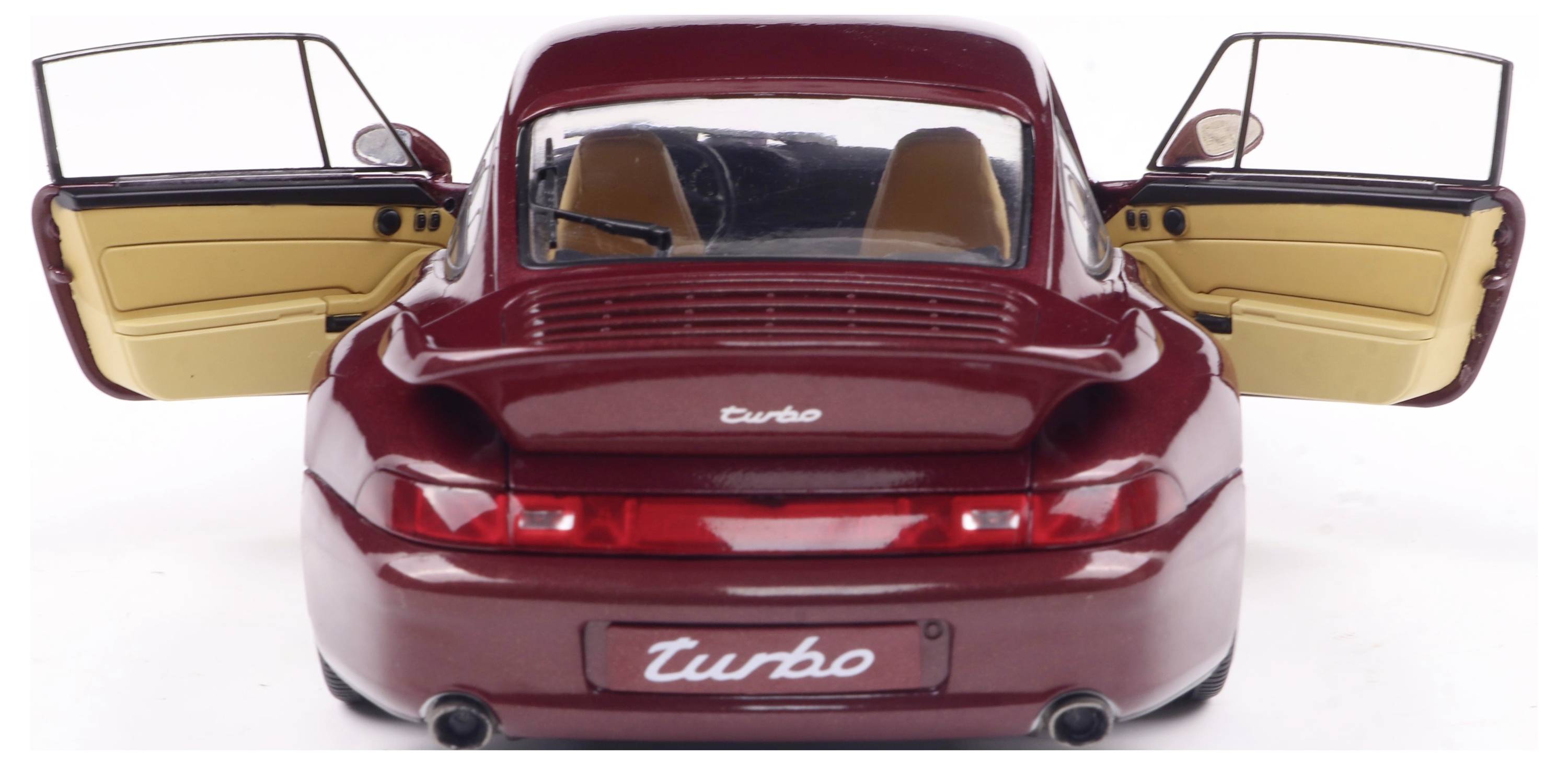 Solido Porsche 911 (993) Turbo 1997 rot 1:18 Modellauto