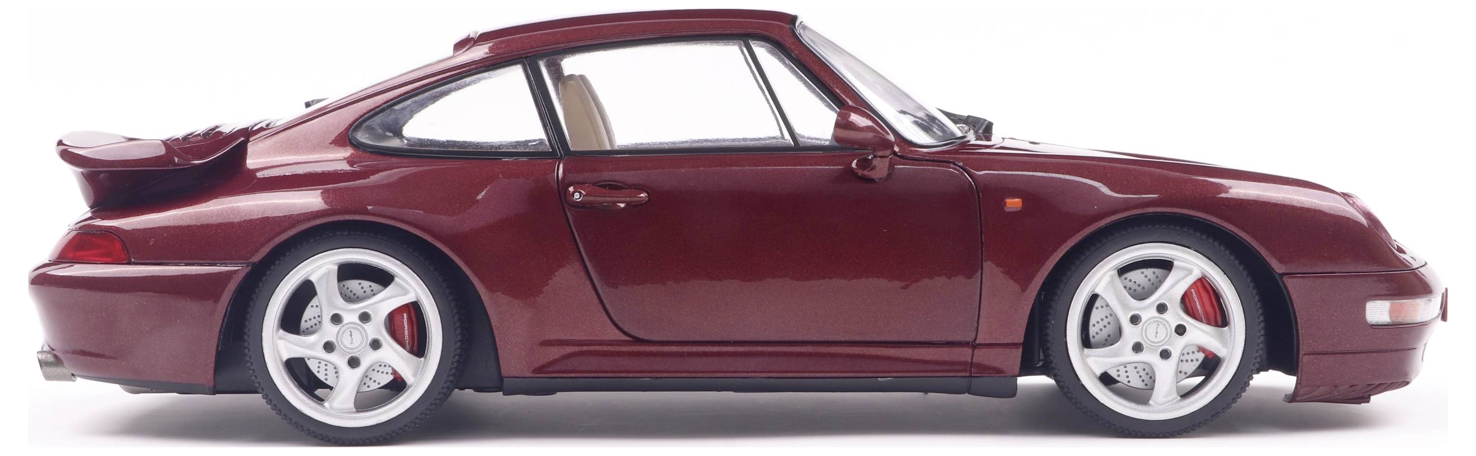 Solido Porsche 911 (993) Turbo 1997 rot 1:18 Modellauto