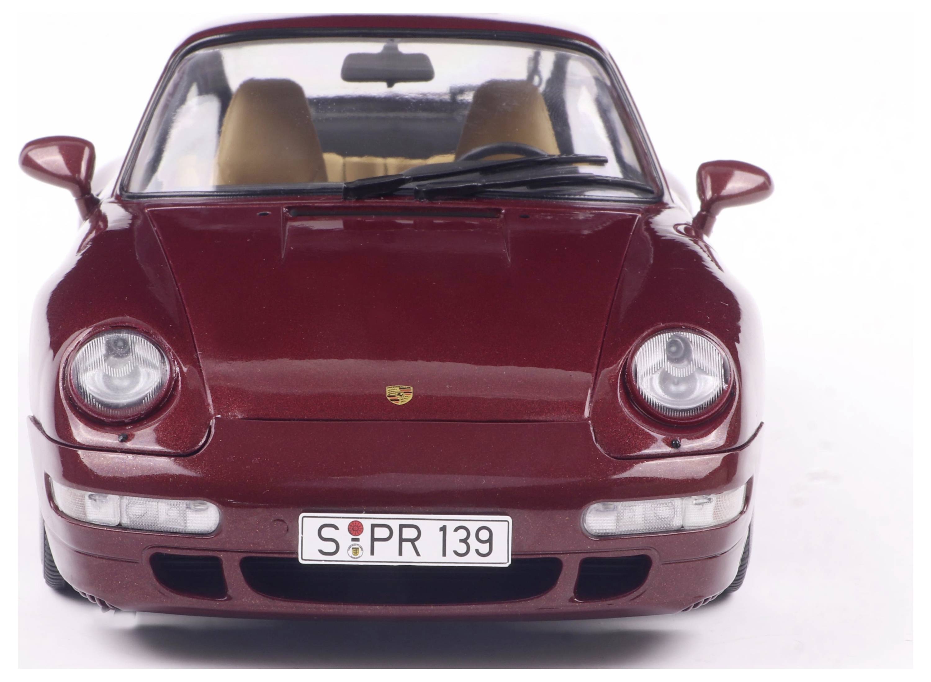 Solido Porsche 911 (993) Turbo 1997 rot 1:18 Modellauto