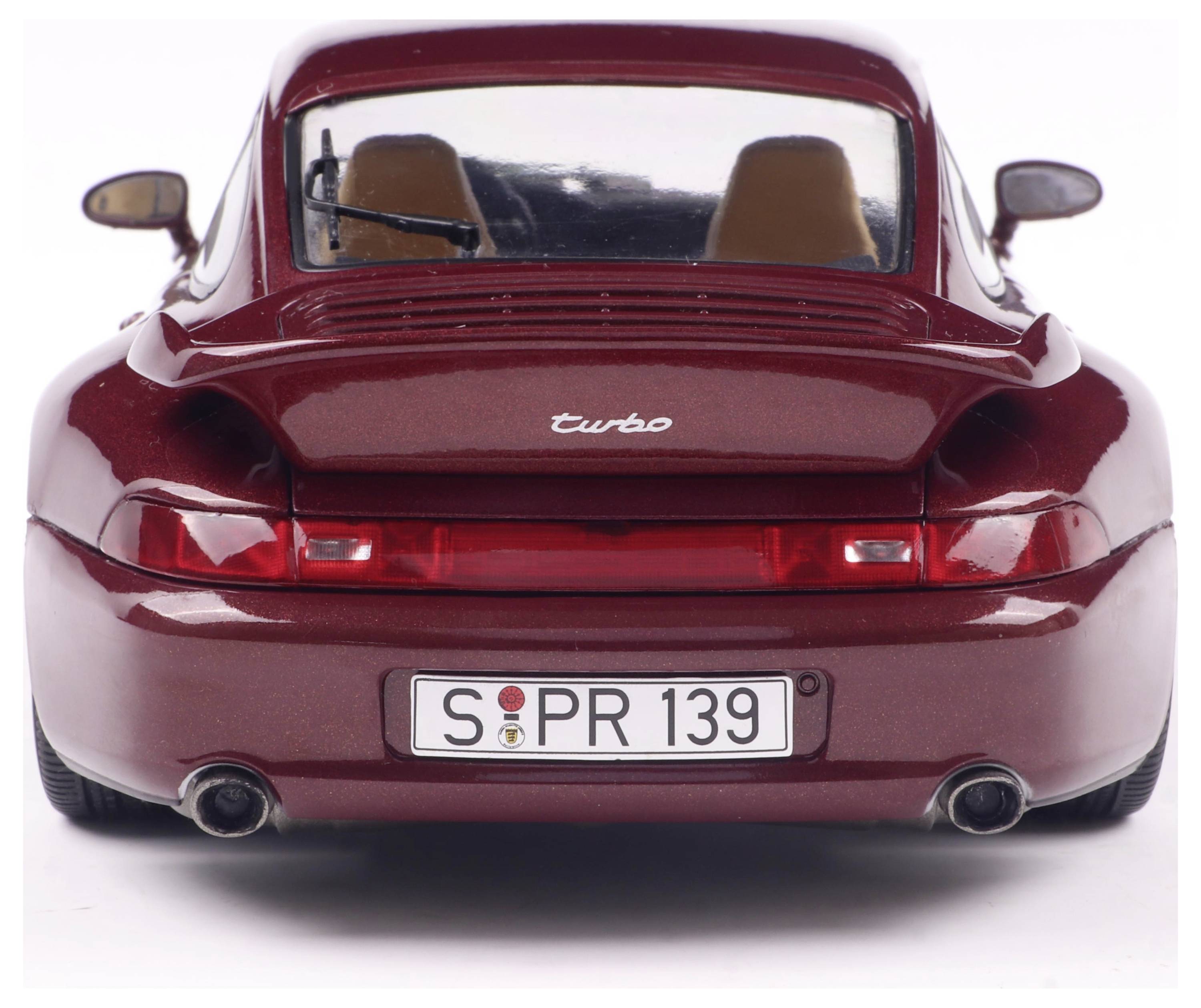 Solido Porsche 911 (993) Turbo 1997 rot 1:18 Modellauto