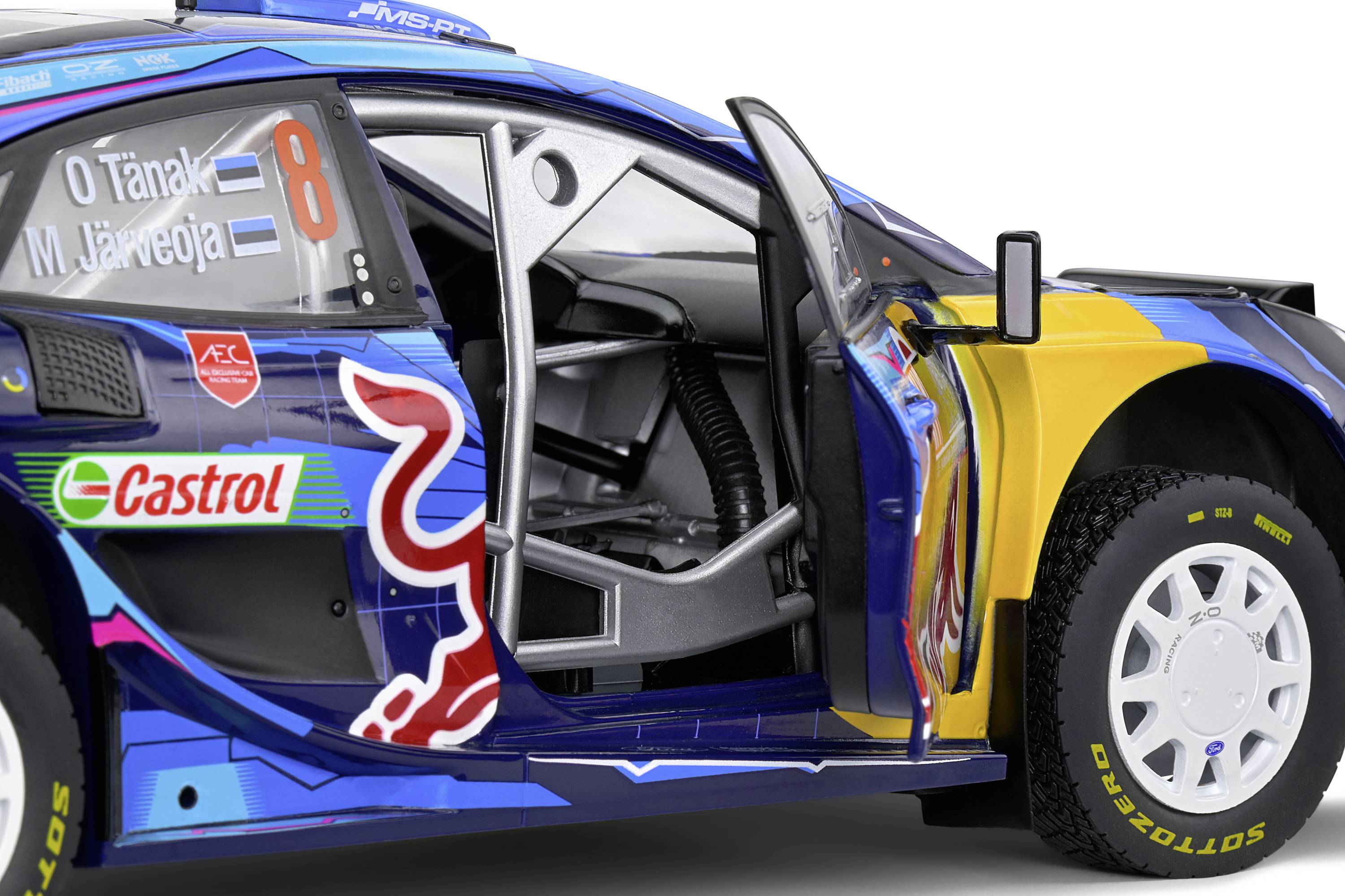 Solido Ford Puma Rally1 Hybrid #8 blau 1:18 Modellauto