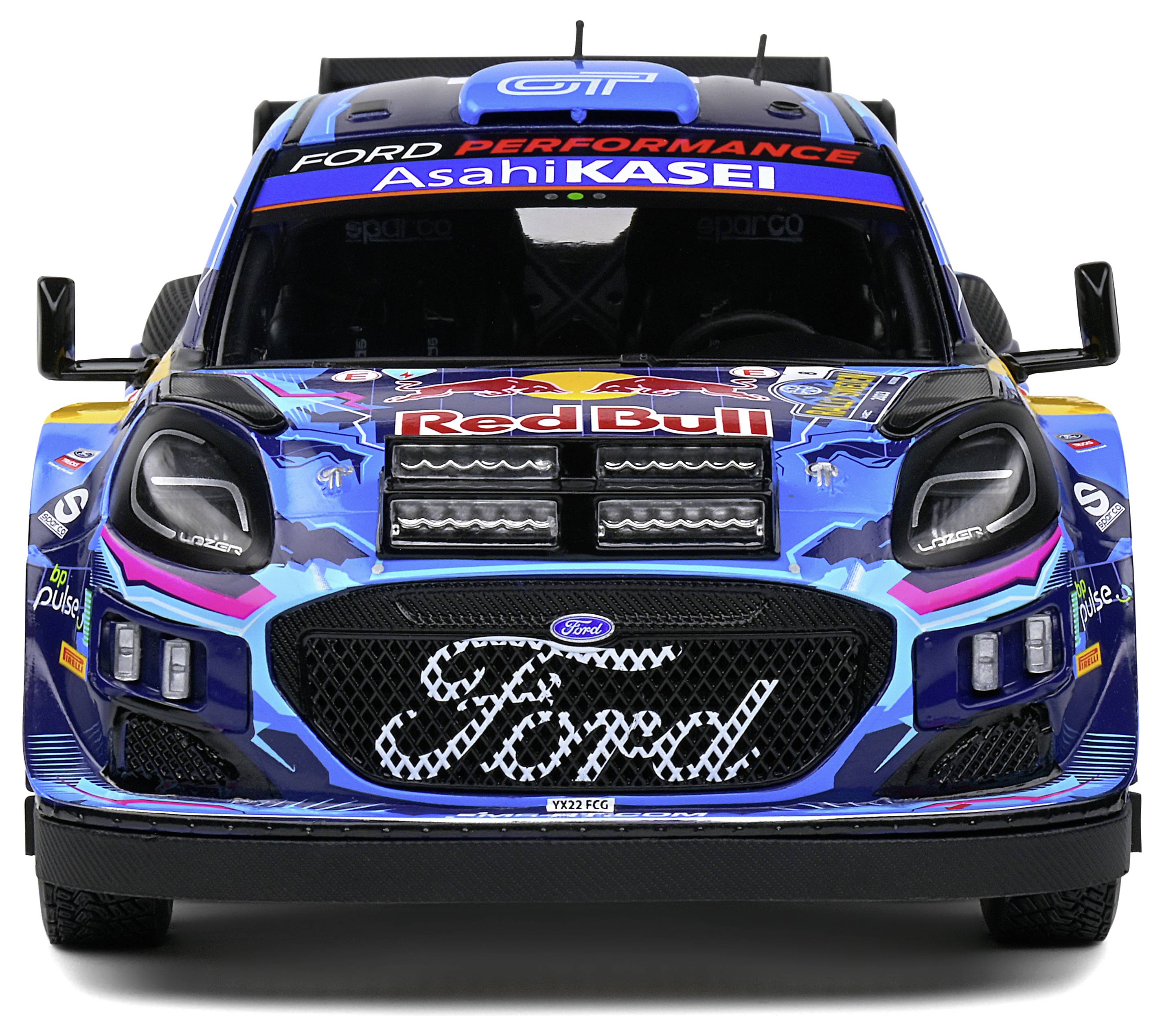 Solido Ford Puma Rally1 Hybrid #8 blau 1:18 Modellauto