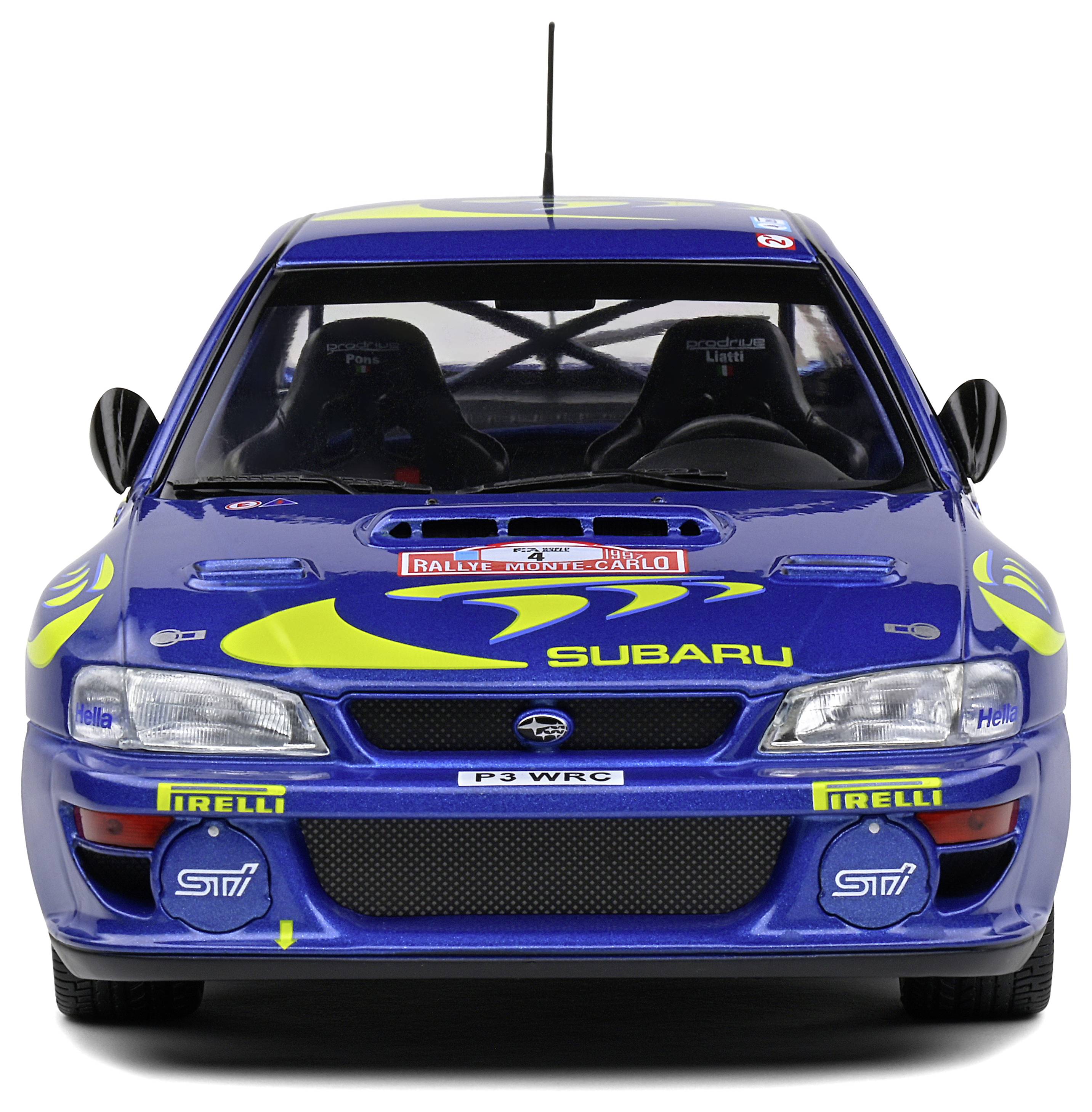 Solido Subaru Impreza 22B #4 blau 1:18 Modellauto