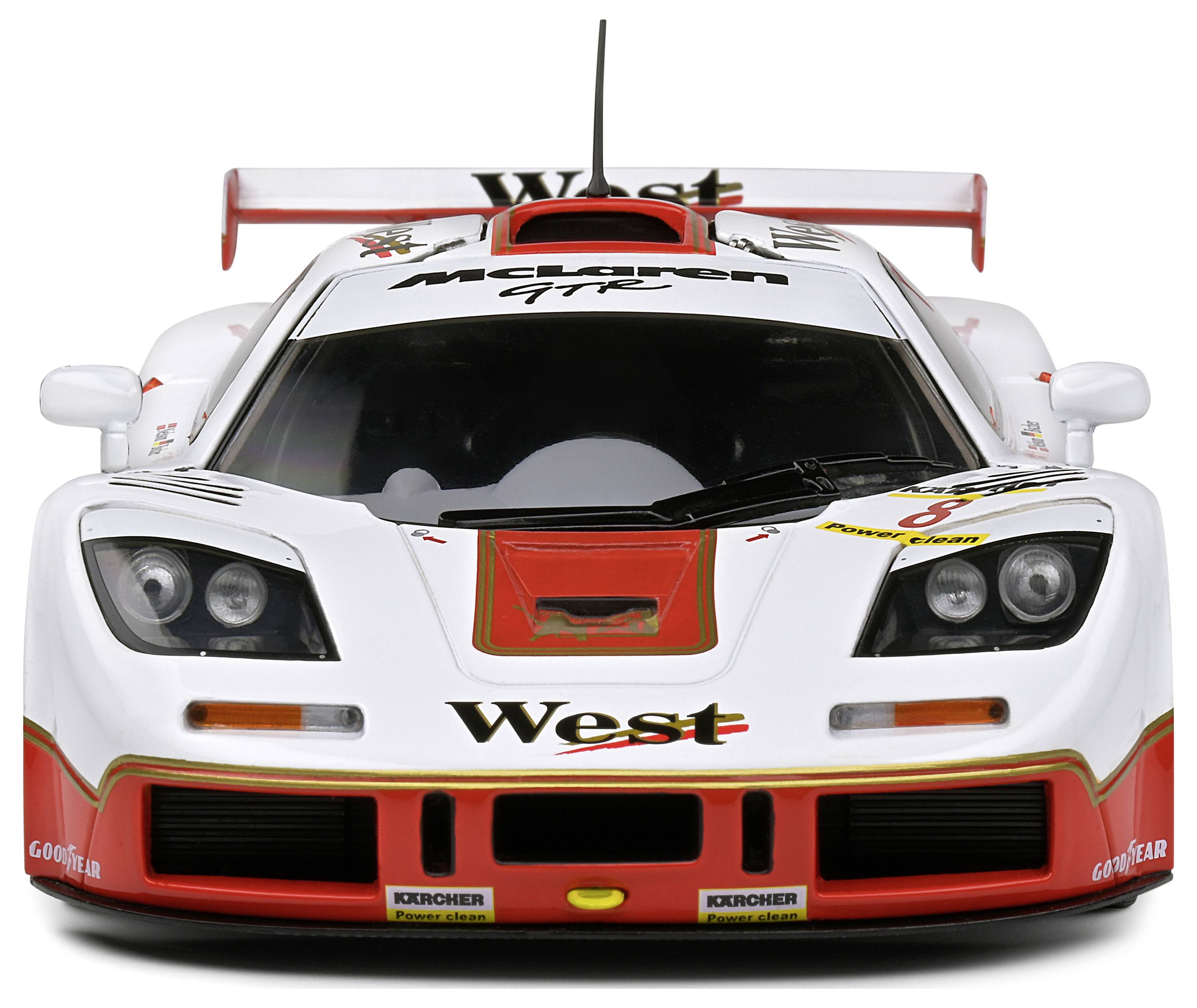 Solido McLaren F1 GTR BPR GT #8 weiß 1:18 Modellauto
