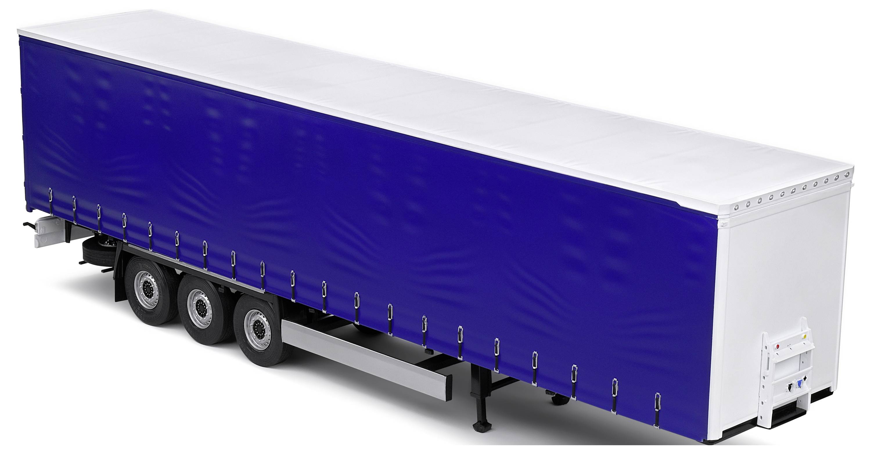 Solido Tarpolin Anhänger blau 1:24 Anhänger