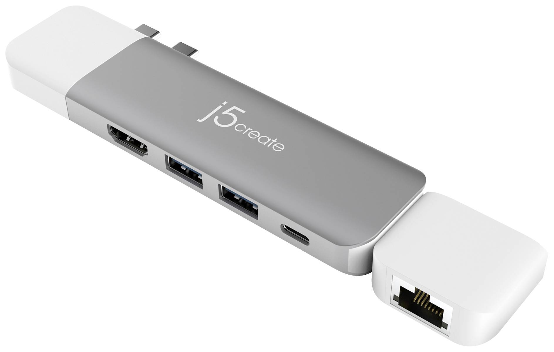J5create USB-C® Dockingstation Dock Passend für Marke: Apple integrierter Kartenleser, USB-C® Powe