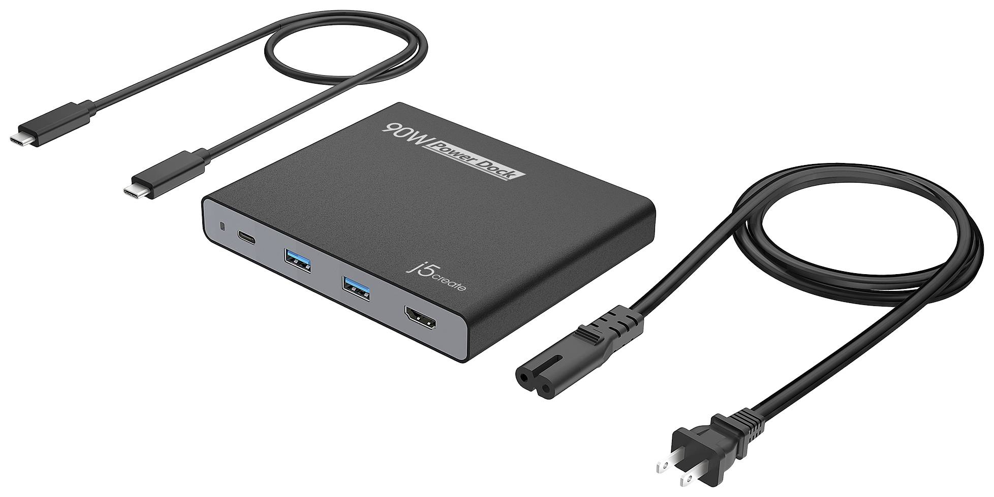 J5create USB-C® Dockingstation JCDP392-EN Passend für Marke: Universal USB-C® Power Delivery