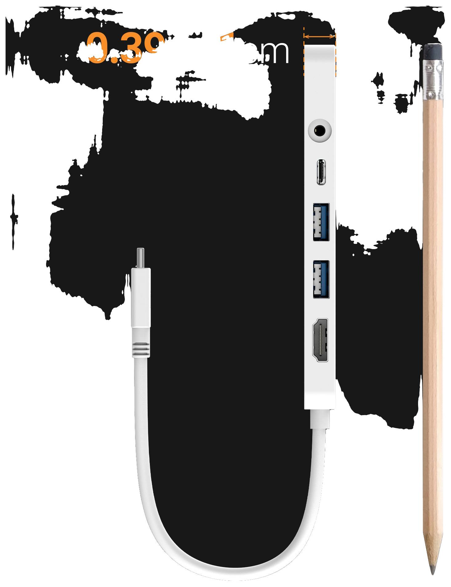 J5create USB-C® Mini-Dockingstation JCD373-N Passend für Marke: Apple integrierter Kartenleser, USB