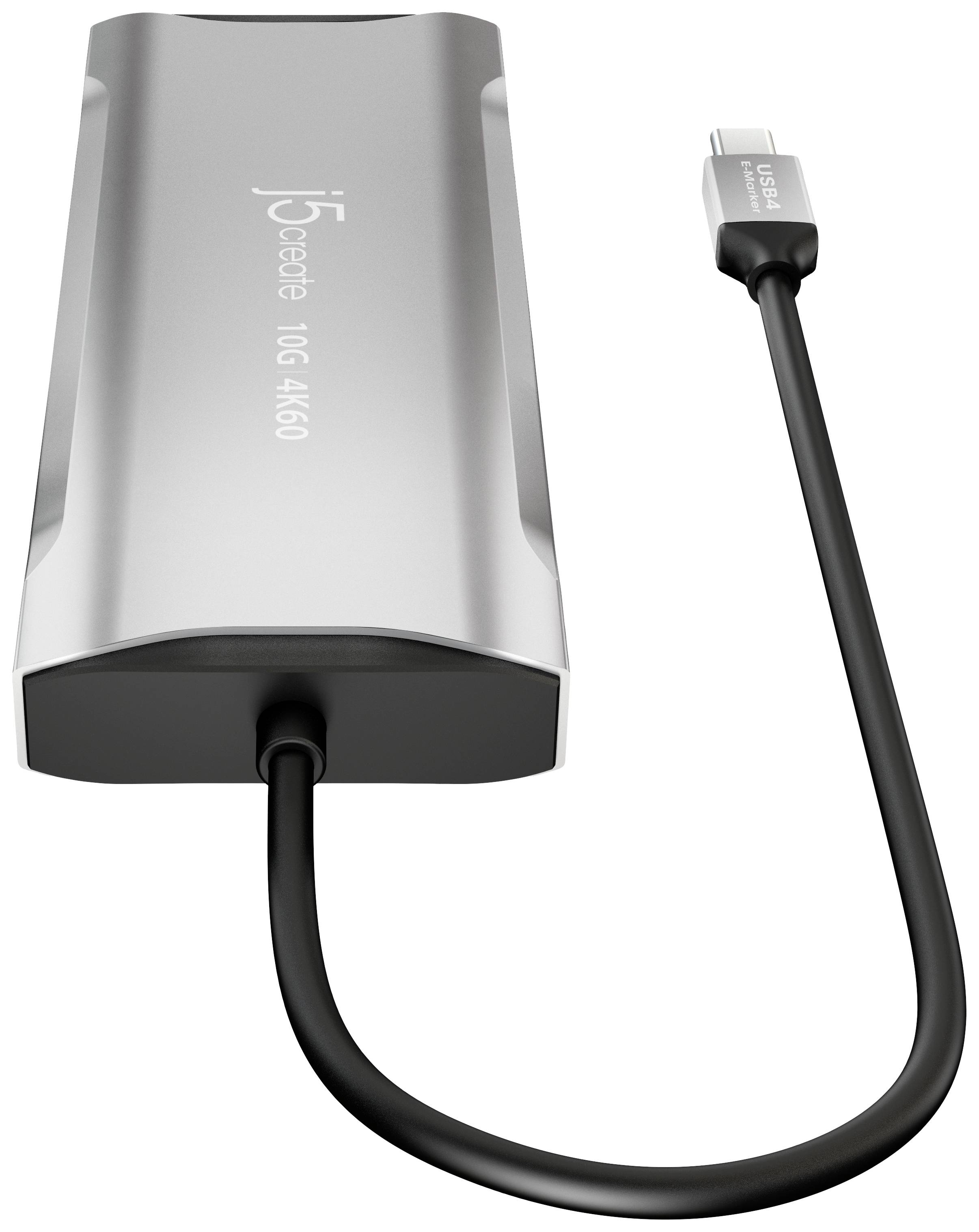 J5create USB-C® Mini-Dockingstation JCD397-N Passend für Marke: Apple, Microsoft integrierter Karte
