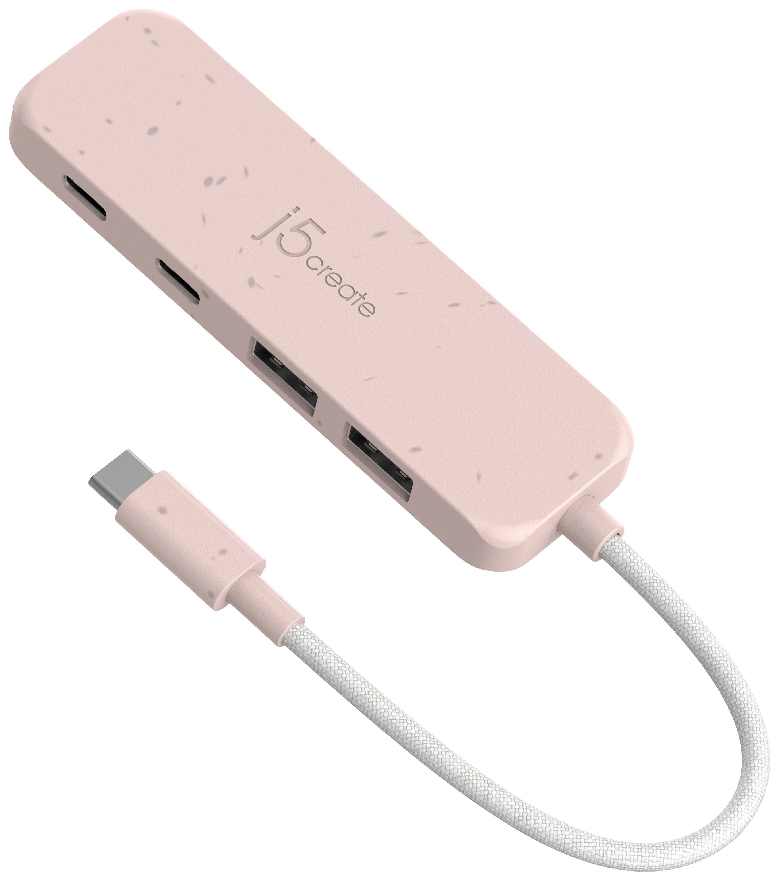 J5create JCH342ER-N USB 3.2 Gen 2-Hub Rose