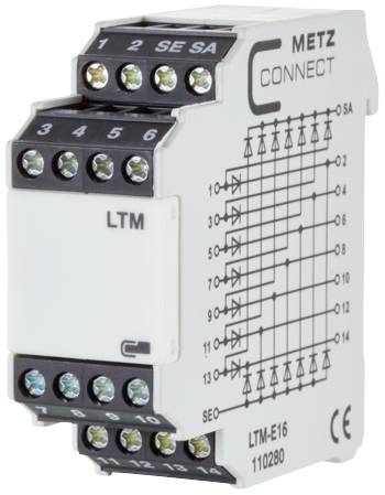 Lampentest-Modul 250, 250 V/AC, V/DC (max) Metz Connect LTM-E16 1 St.