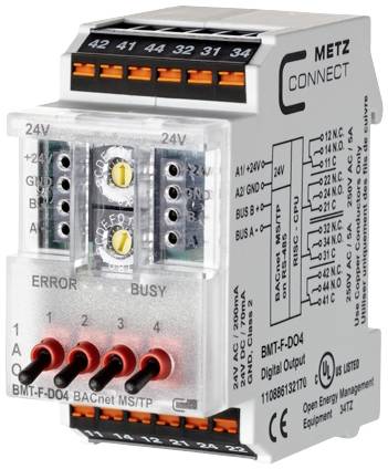 Metz Connect 110886132170 24 V/AC, 24 V/DC 200 mA Anzahl Ausgänge:4 x Inhalt 1 St.