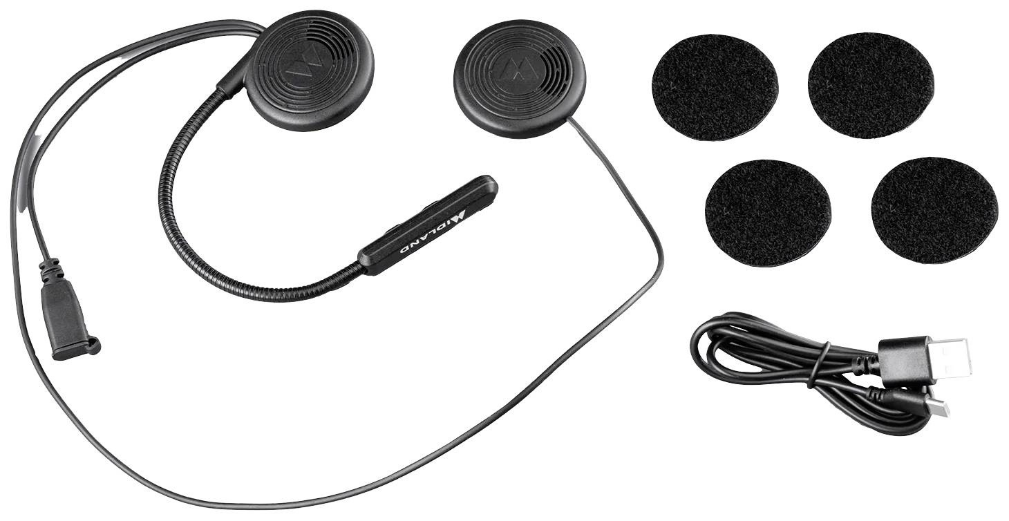 Midland Lokui K10 C1624 Bluetooth®-Headset mit Mikrofon Passend für (Helmtyp) alle Helmtypen
