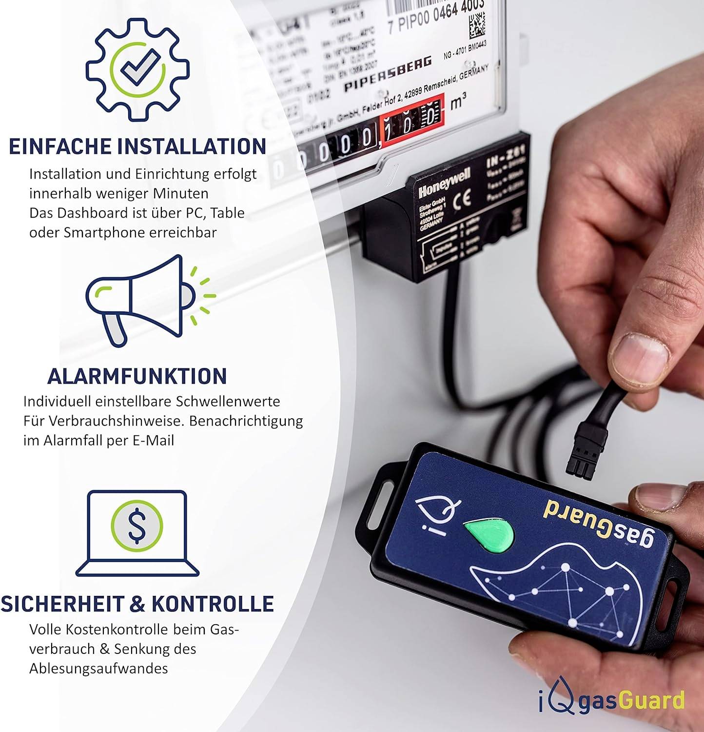 BEULCO iQ gasGuard mit Universalschnittstelle Gas-Sensor