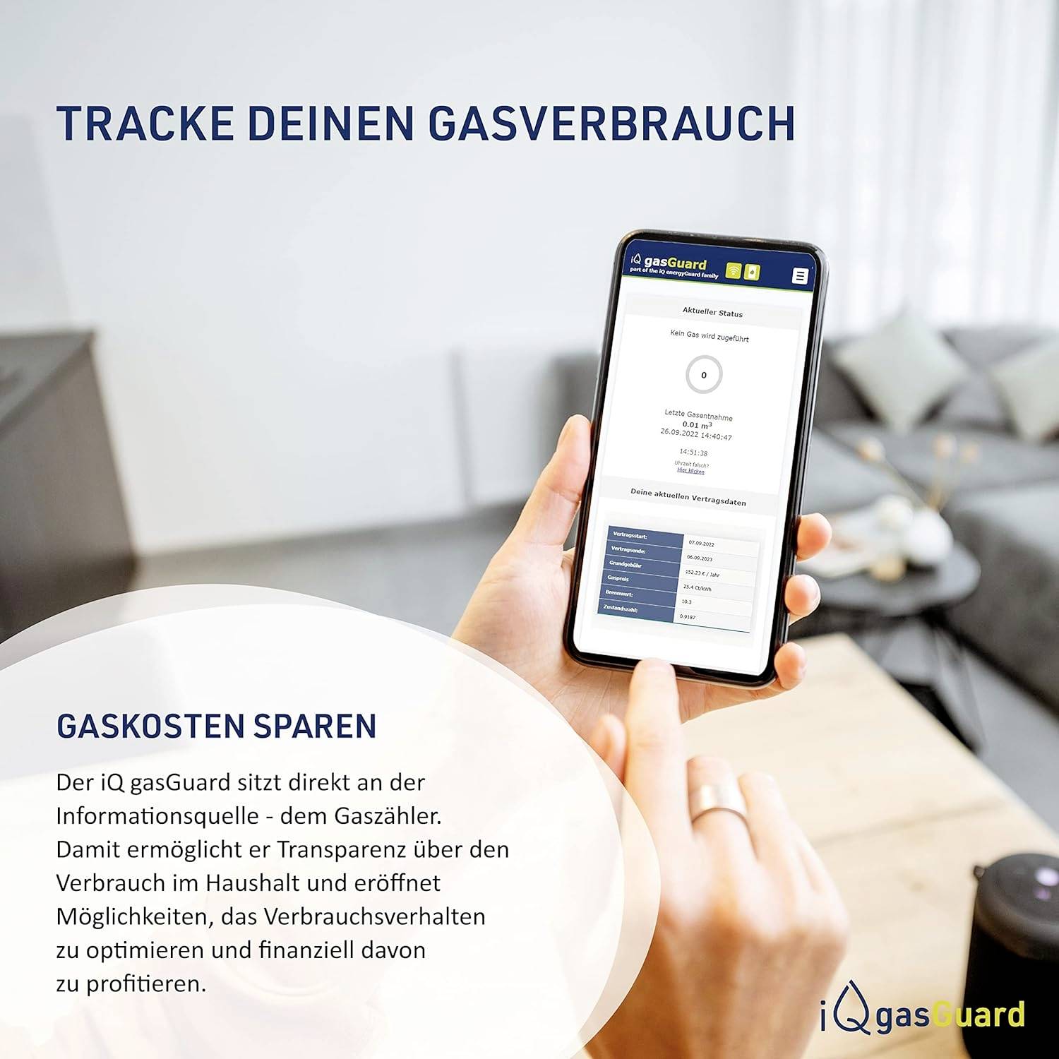 BEULCO iQ gasGuard mit Universalschnittstelle Gas-Sensor