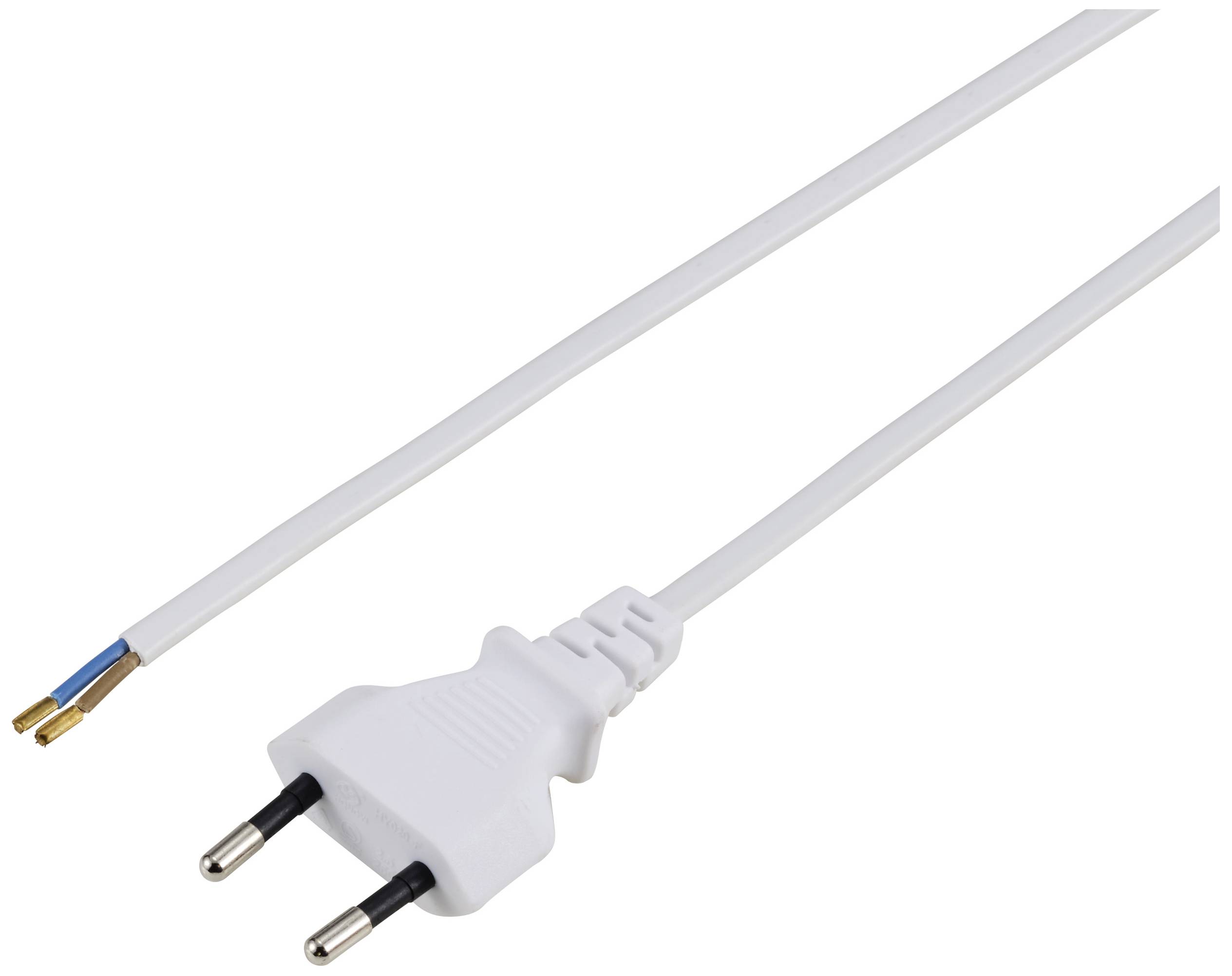 Sygonix SY-6329436 Strom Anschlusskabel Weiß 1.50m