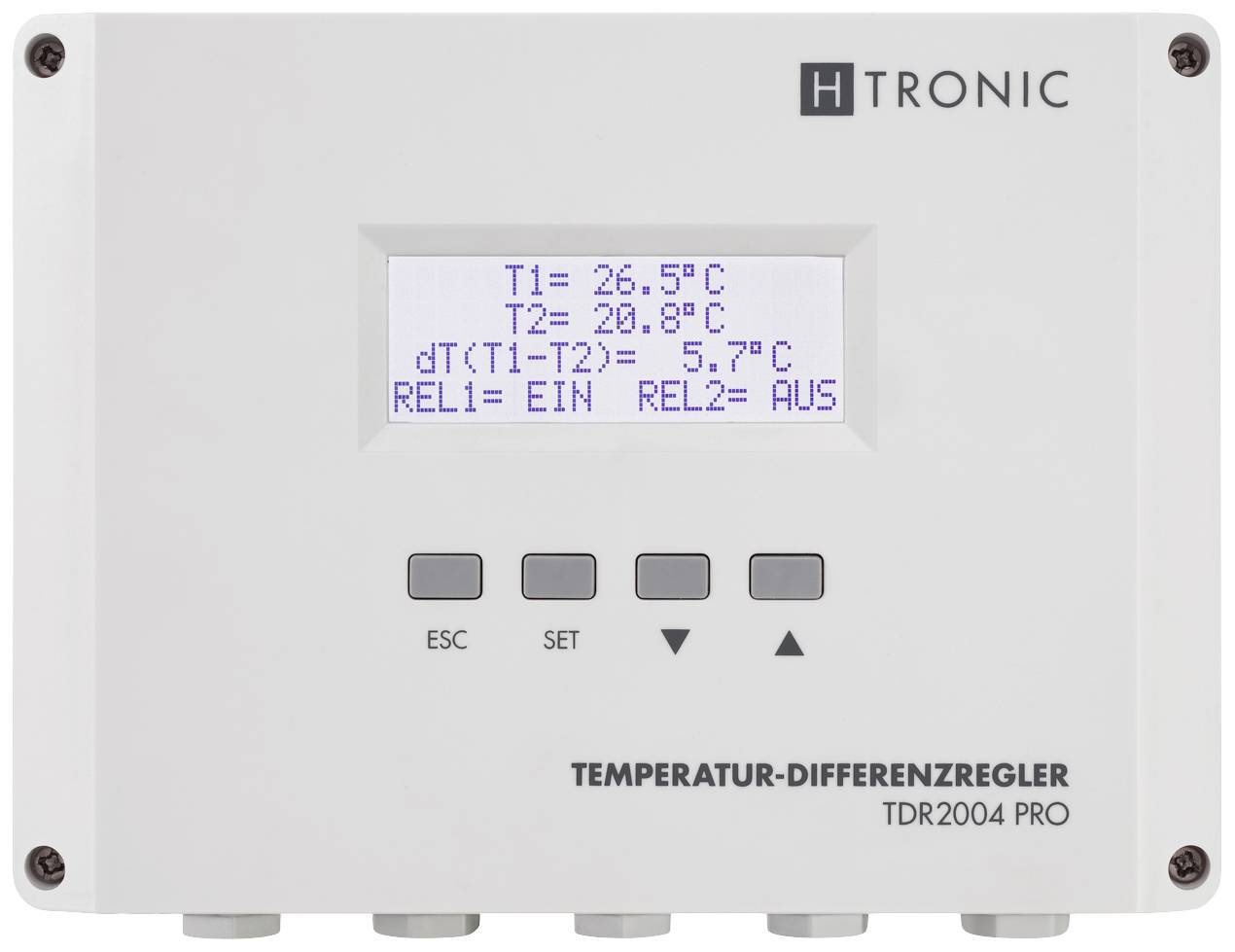 H-Tronic TDR2004 pro Temperaturschalter -99 - 850°C