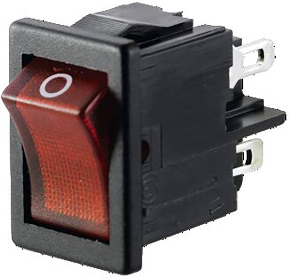 Marquardt 1855.0102 Wippschalter 250 V/AC 4 A 1 x Aus/Ein IP40 rastend 1 St.