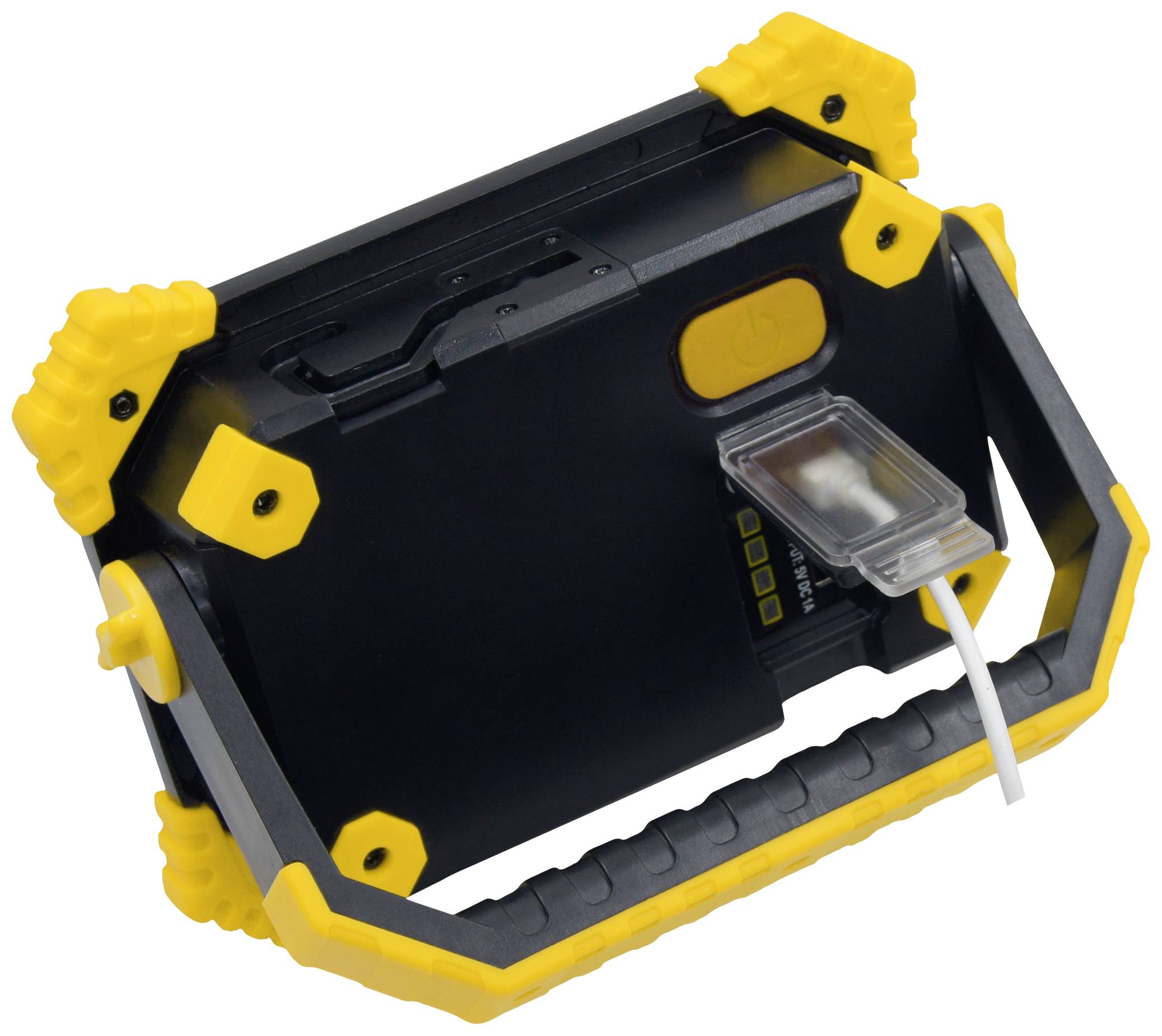 Heitronic LED Akku Flutlichtstrahler NEWPORT 2.0 Akku-LED-Arbeitsleuchte 20W 2000lm Naturweiß VO-501420