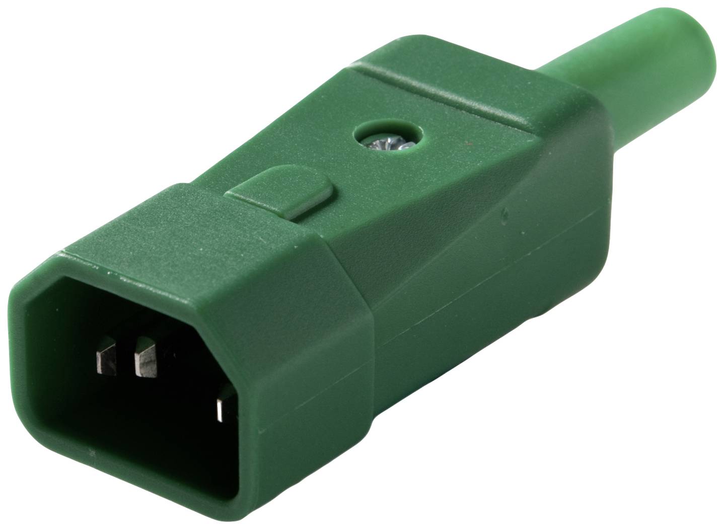 Martin Kaiser 749/gn Kaltgeräte-Steckverbinder Stecker, gerade 10 A Grün