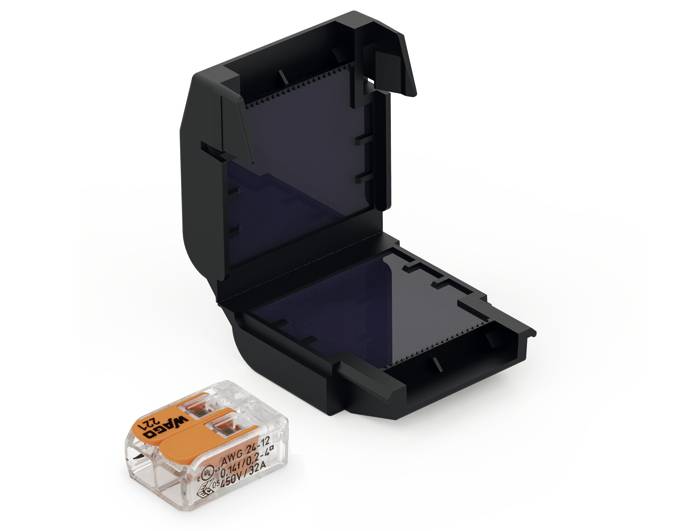 CellPack 407858 EASY-PROTECT/112 Gelbox für Verbindungsklemmen flexibel: 0.2-4mm² starr: 0.2-4mm² 1 St. Schwarz