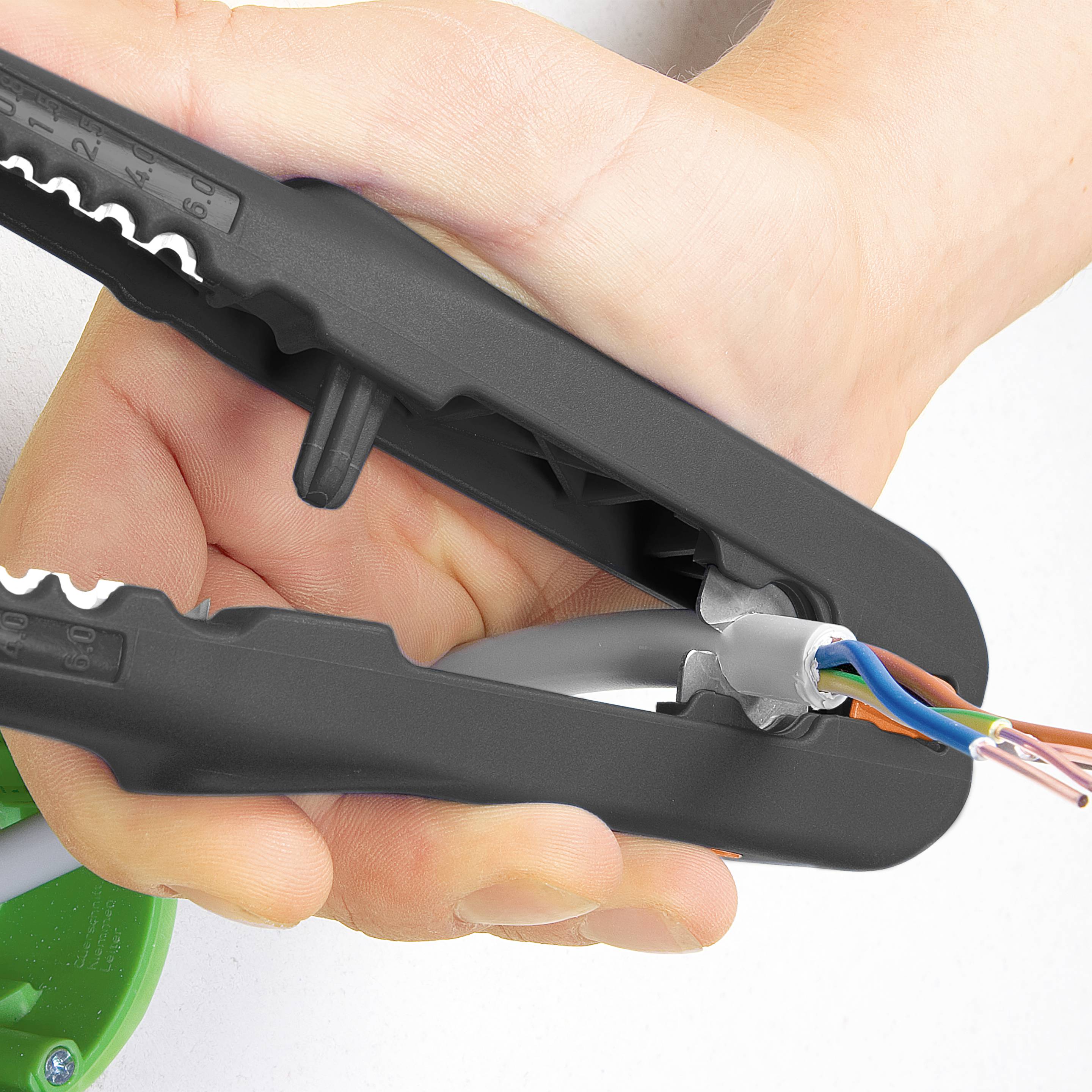 Steinel 087333 MULTI 1000 Kabelentmanteler Geeignet für Rundkabel 8 bis 13mm 0.5 bis 6mm²