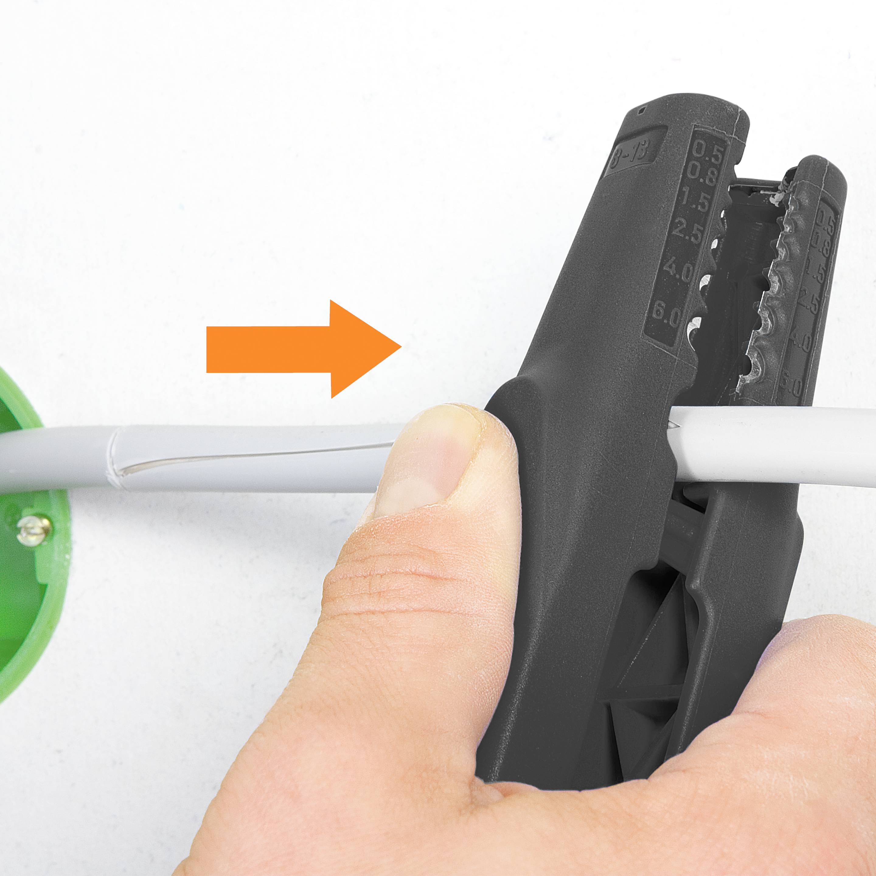 Steinel 087333 MULTI 1000 Kabelentmanteler Geeignet für Rundkabel 8 bis 13mm 0.5 bis 6mm²