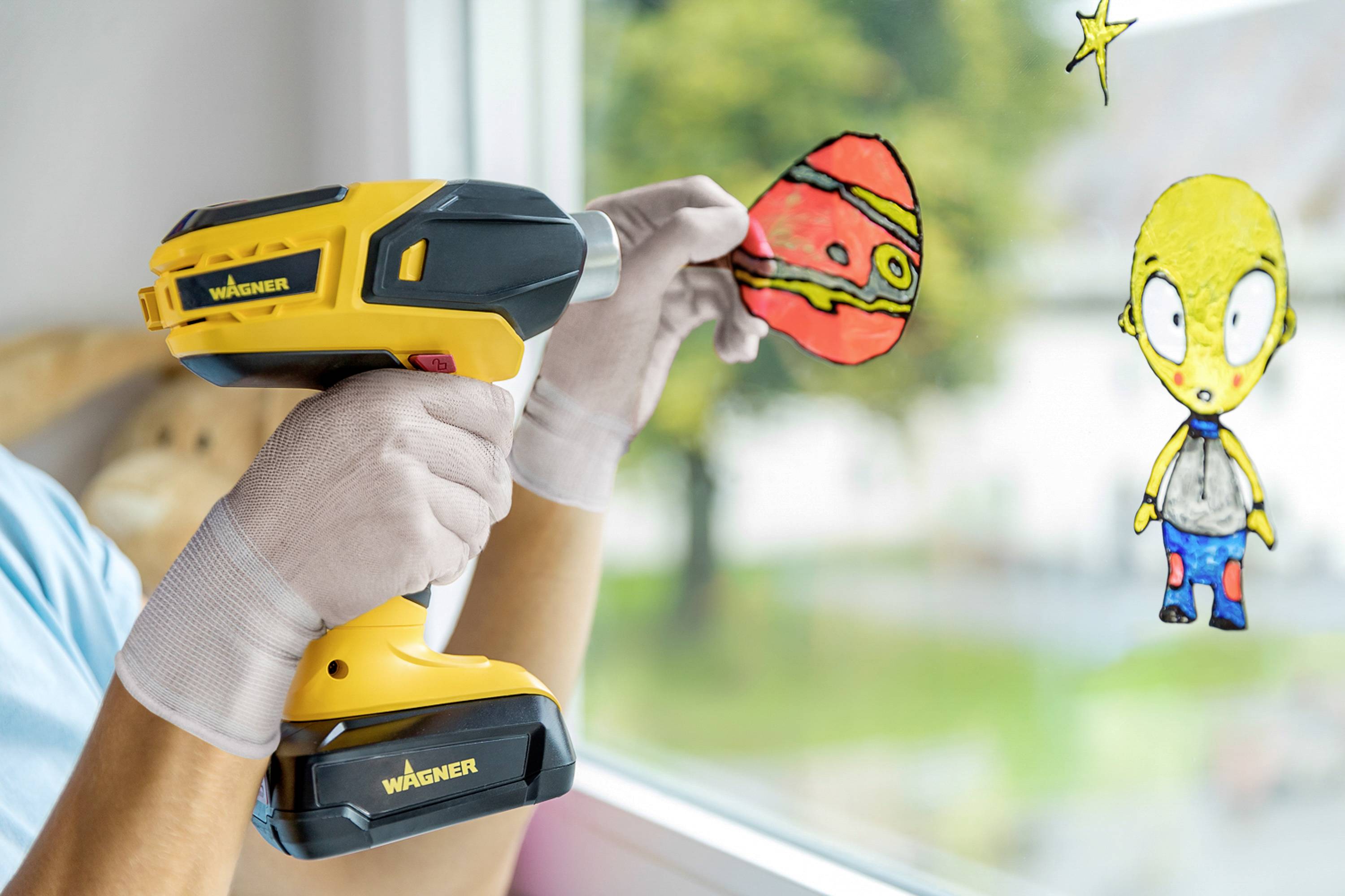 Wagner 2420168 Furno 550 18V Akku-Heißluftgebläse ohne Akku, ohne Ladegerät