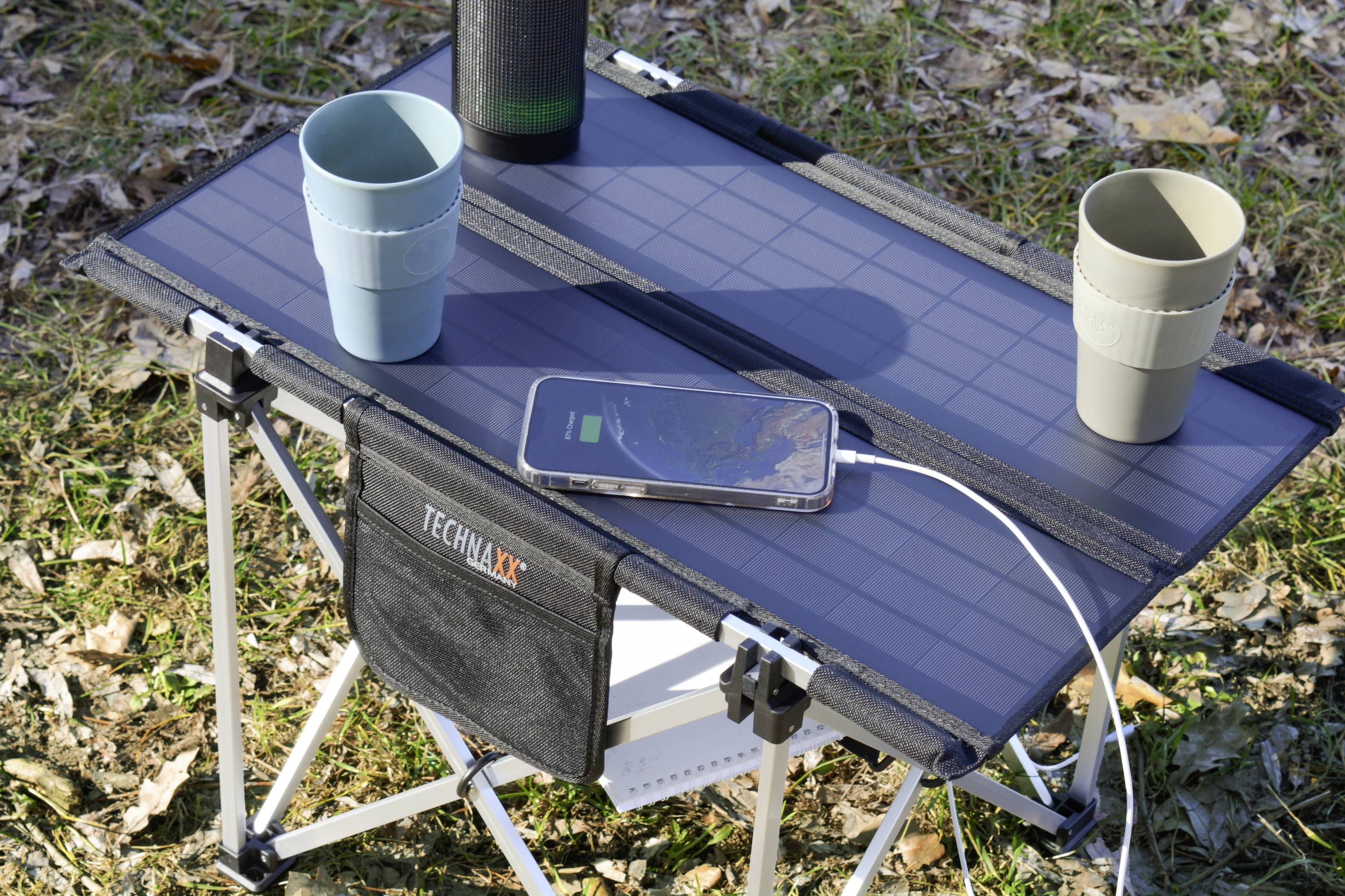 Technaxx Campingtisch TX-251 Camping Tisch Schwarz, Silber 5083 Belastbarkeit (Gewicht) (max.) 5kg